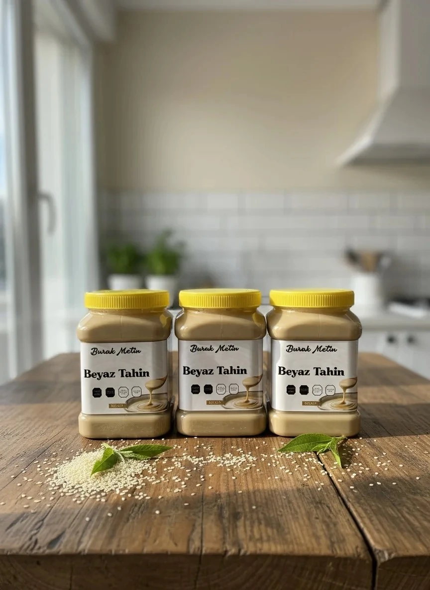 3 x Beyaz Çiğ Tahin 935 GR (Kavrulmamış) (Çok Al Az Öde)