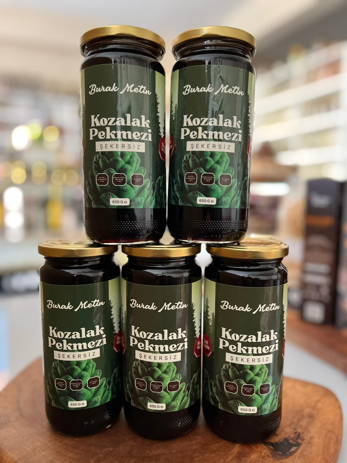 Şekersiz Kozalak Pekmezi 650 GR (Şekersiz)
