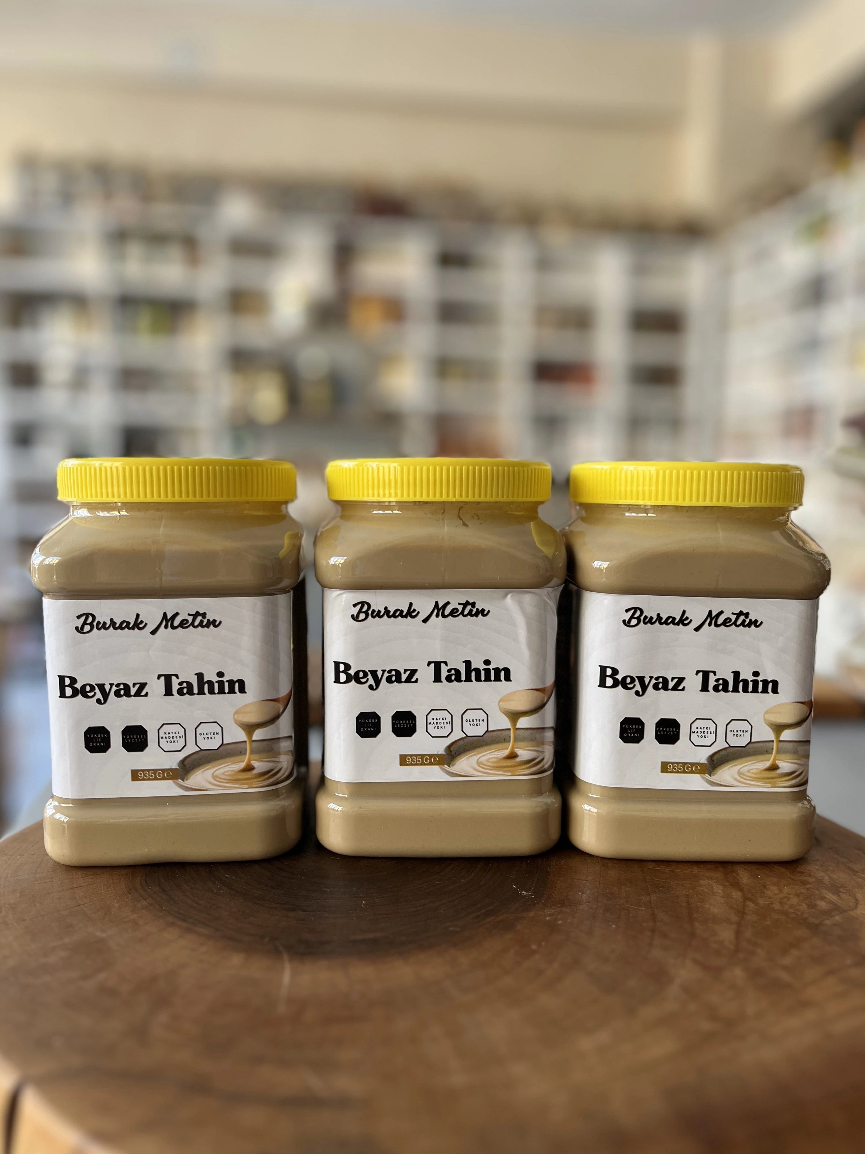 3 x Beyaz Çiğ Tahin 935 GR (Kavrulmamış) (Çok Al Az Öde)