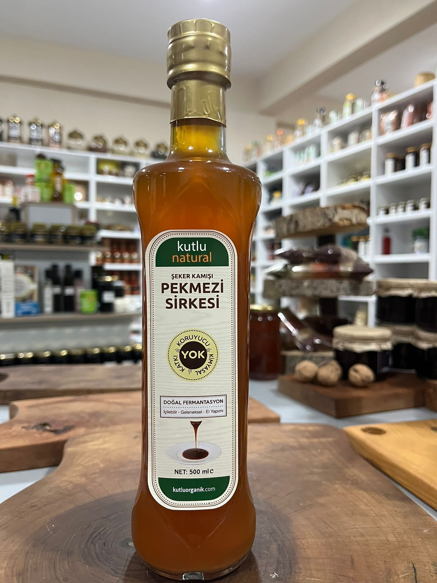 500 ML Düzce Şeker Kamışı Pekmez Sirkesi