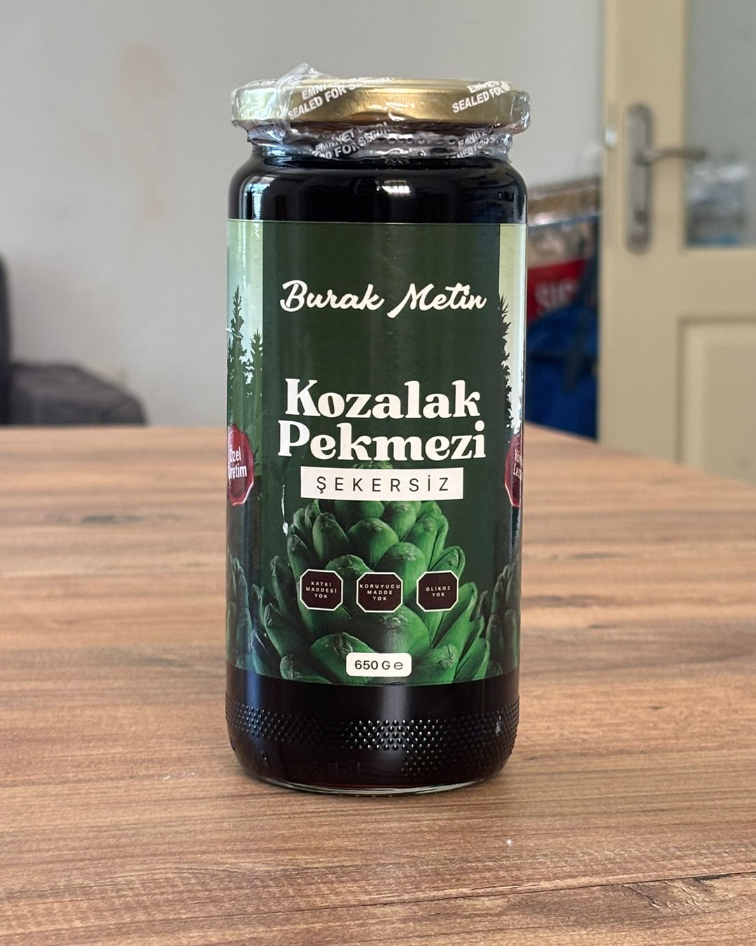 Şekersiz Kozalak Pekmezi 650 GR 