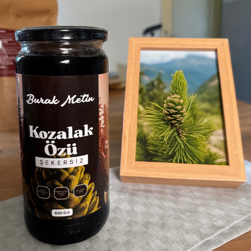 Şekersiz Kozalak Özü 650 G