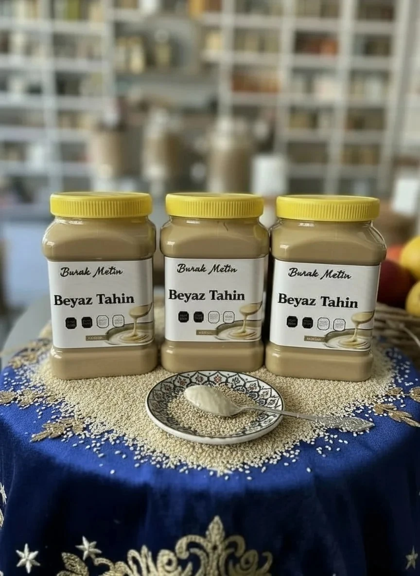 3 x Beyaz Çiğ Tahin 935 GR (Kavrulmamış) (Çok Al Az Öde)
