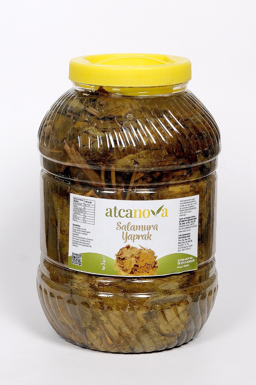 Salamura Yaprak (5 kg lık bidon)(yeni sezon)