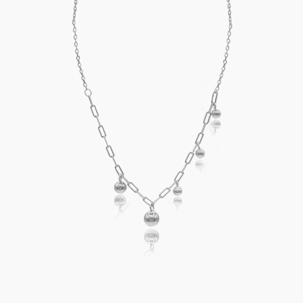 Orbita Necklace - Rhodium