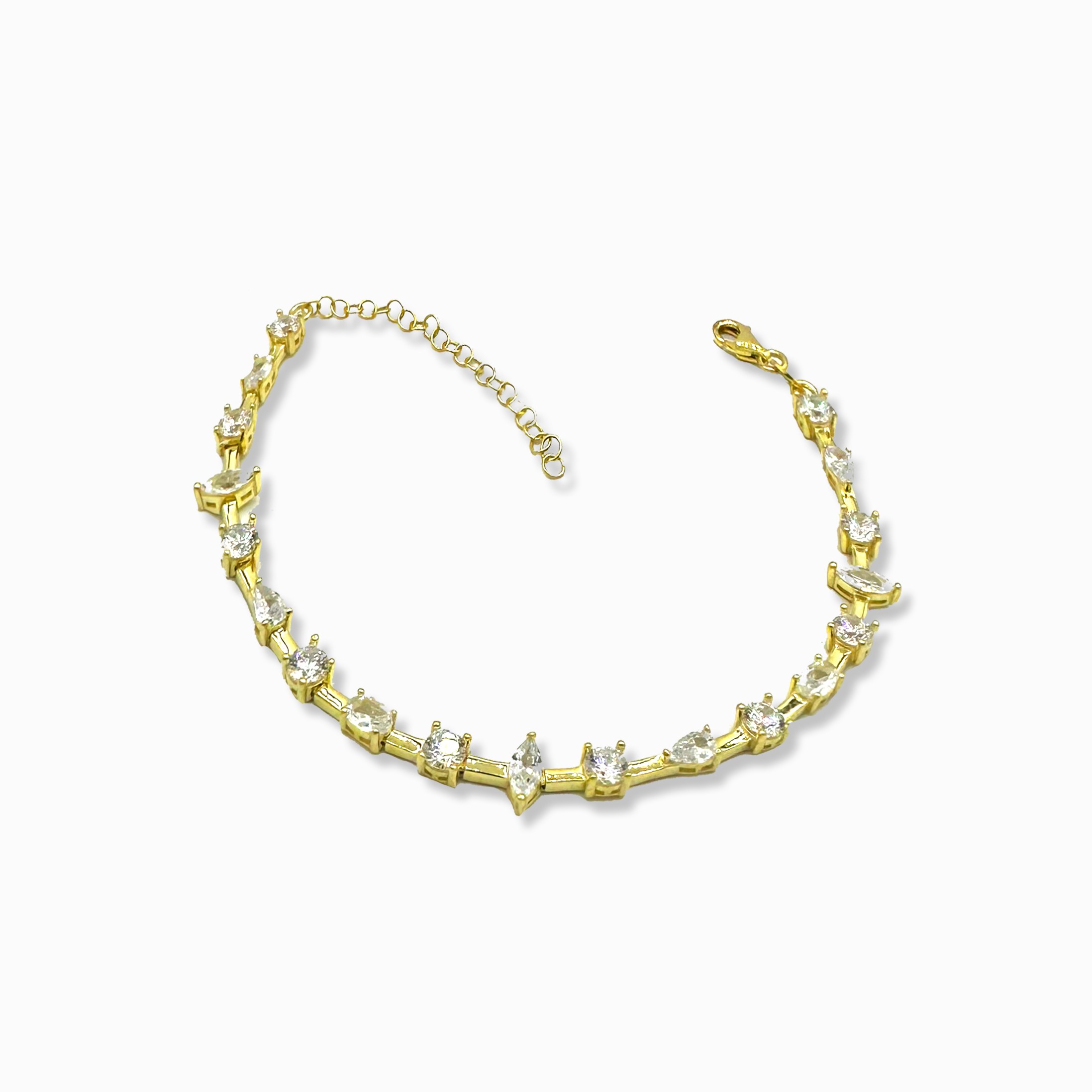 Marquise Waterway Bracelet - Gold