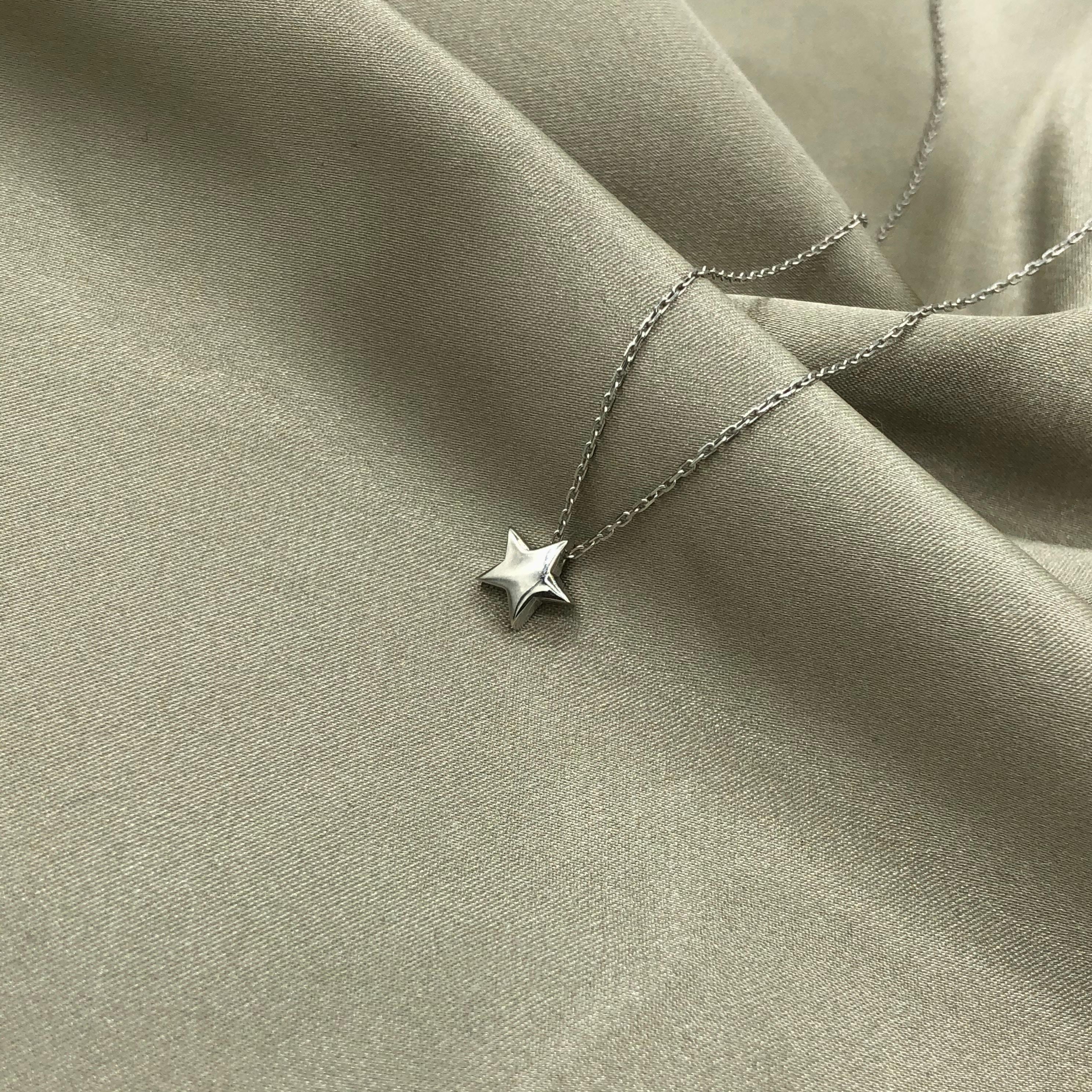 Star Necklace - Rhodium