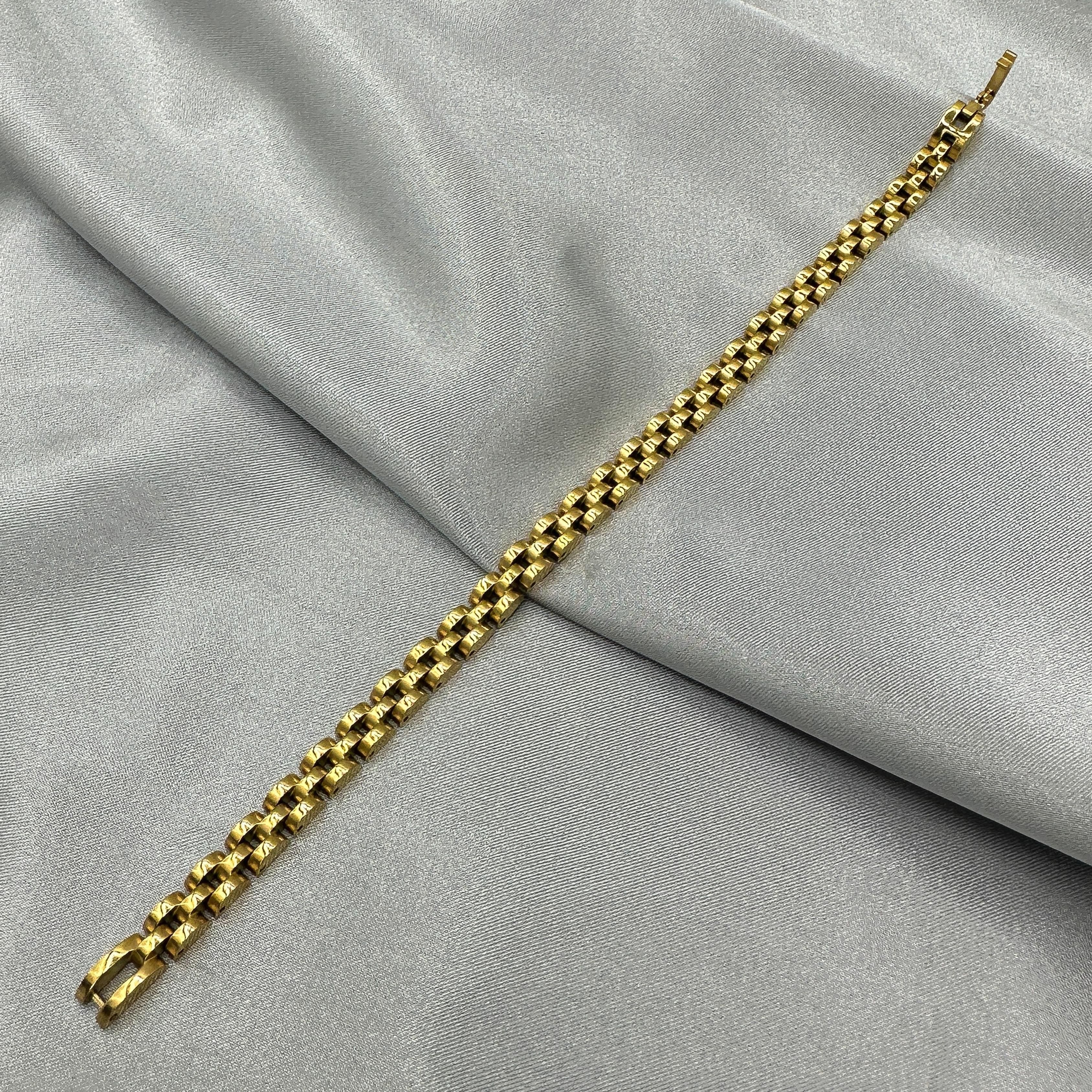 Matrix Steel Bracelet - Gold