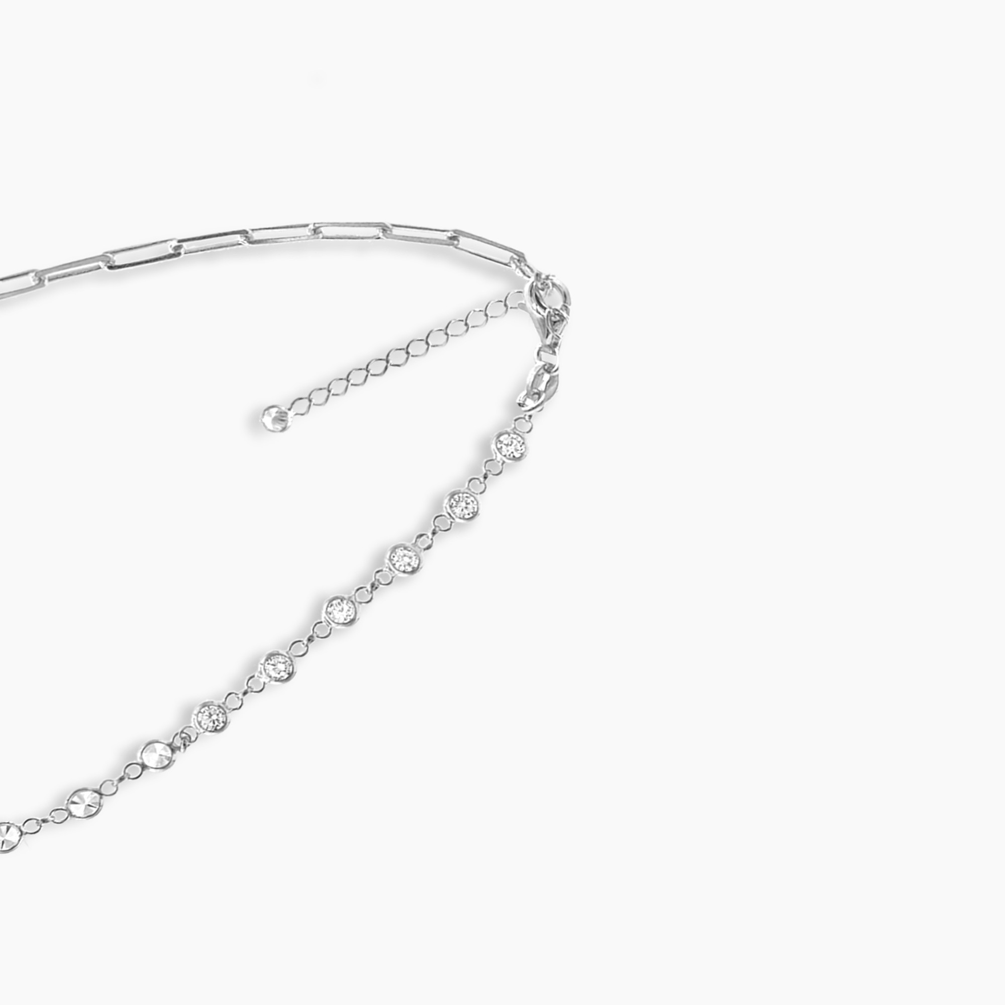 Koi Chain Necklace - Rhodium