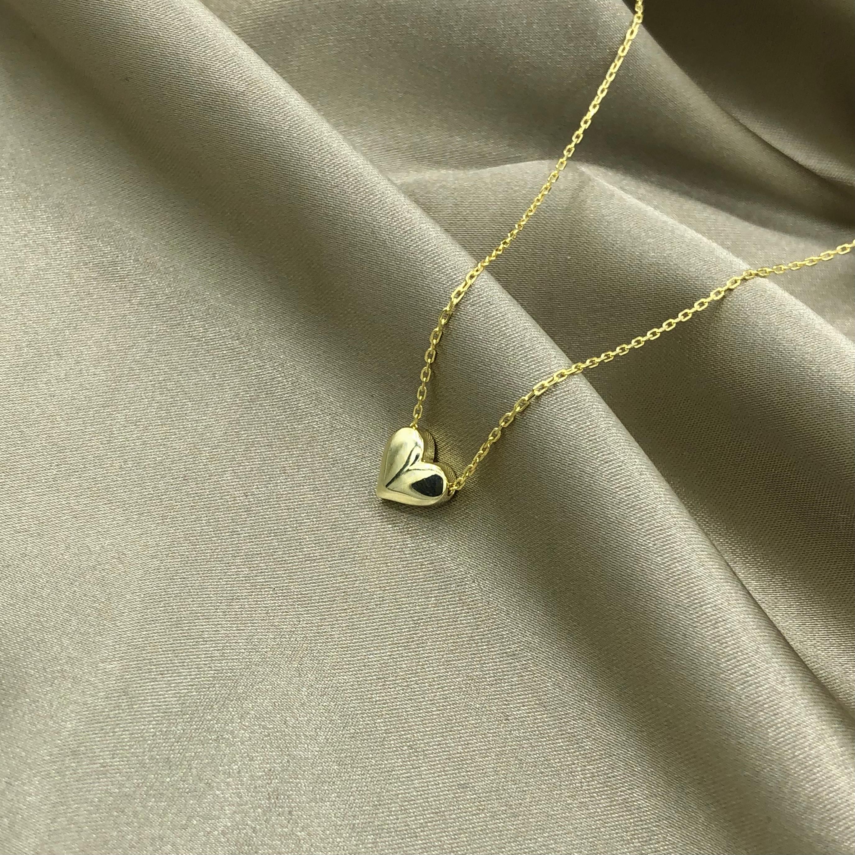 Heart Necklace - Gold