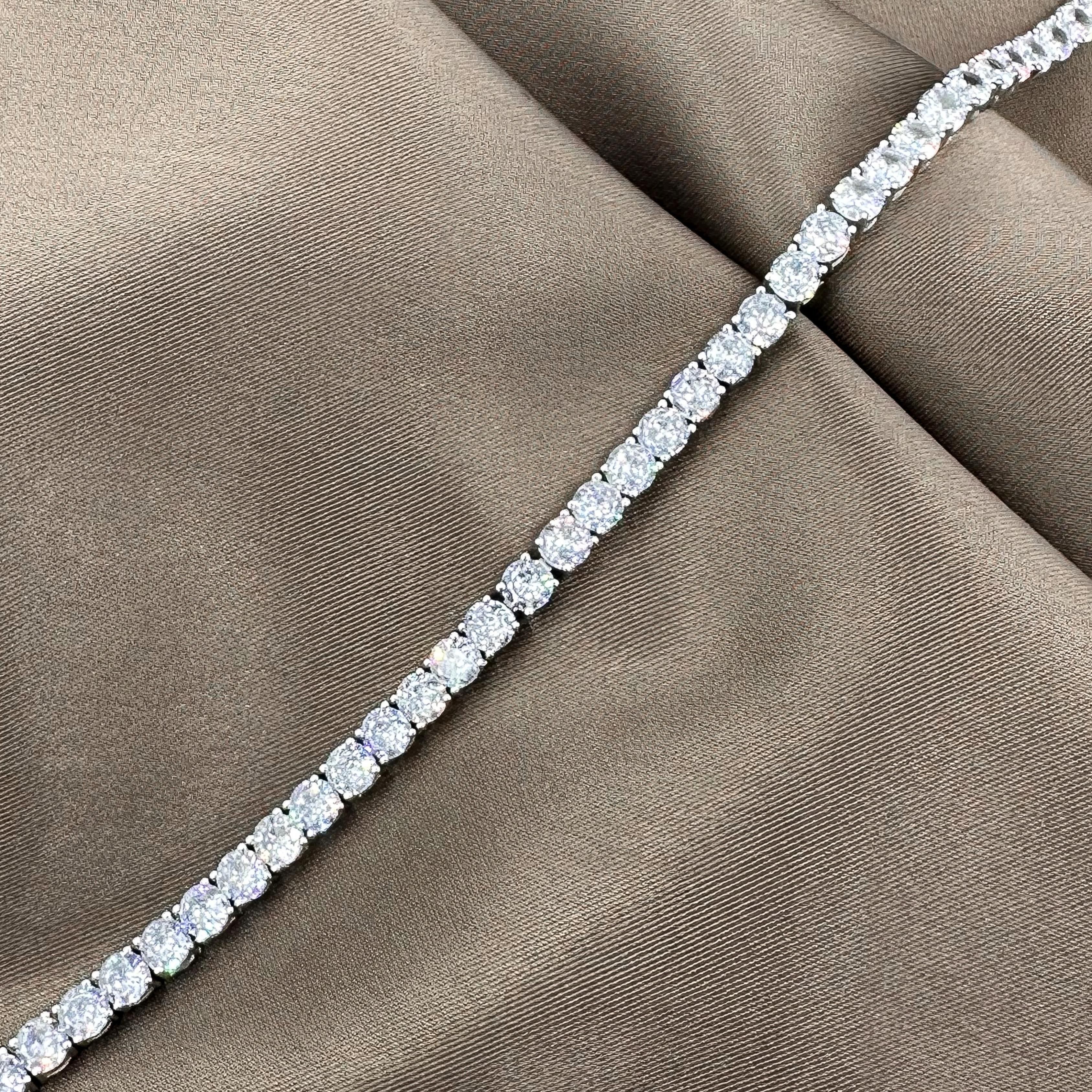 Diamond Cut Waterway Bracelet - 4 mm.