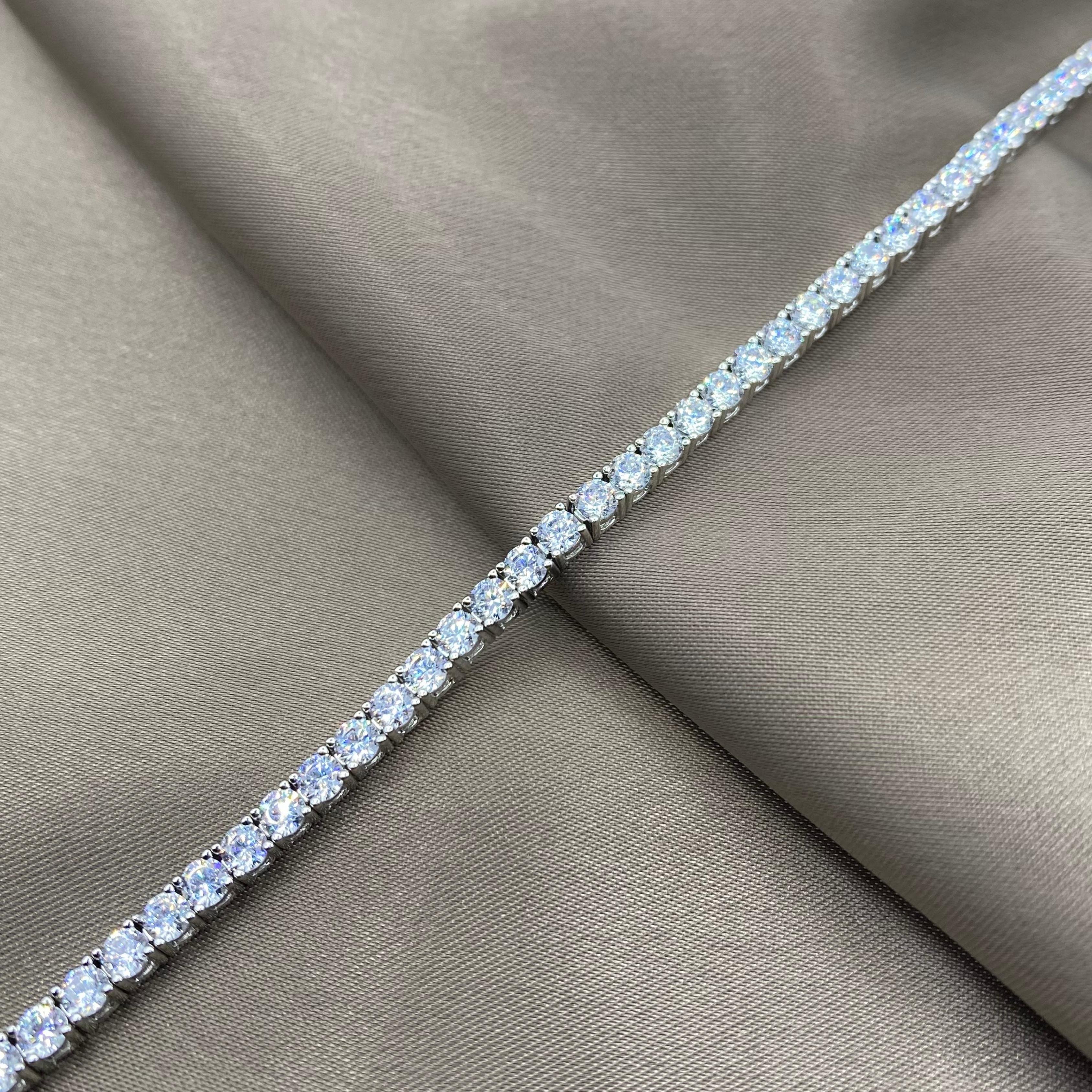 Diamond Cut Waterway Bracelet - 3 mm.