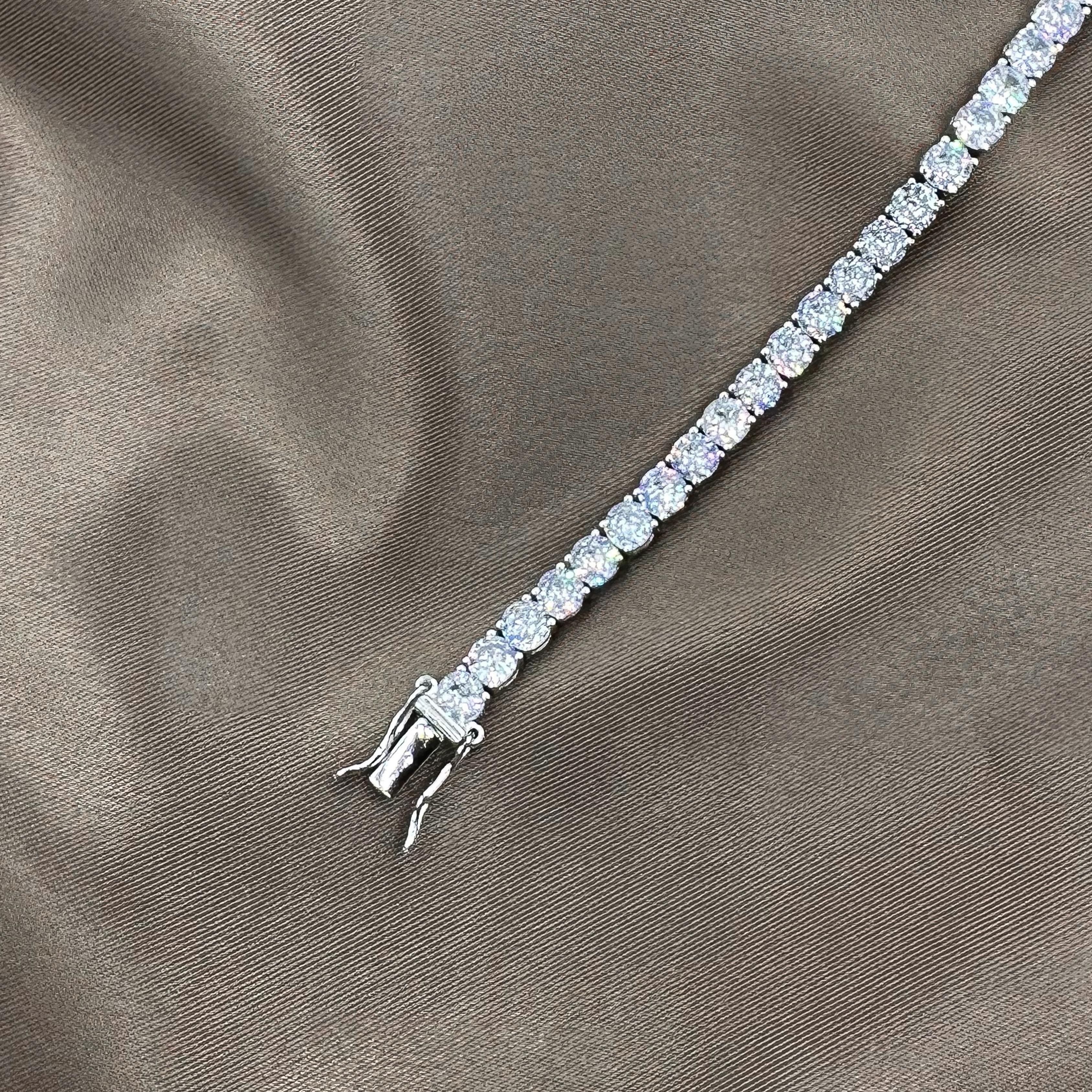 Diamond Cut Waterway Bracelet - 4 mm.