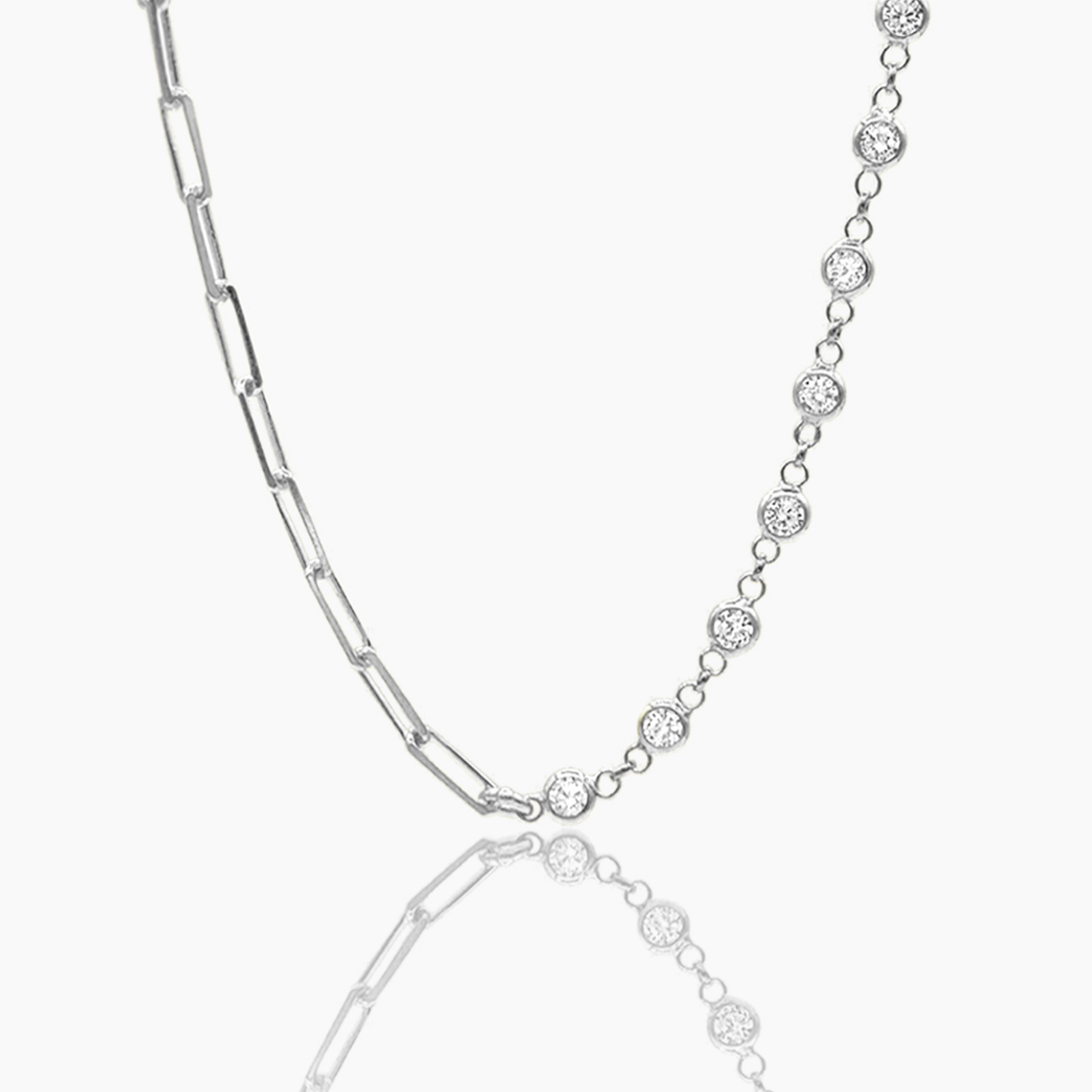 Koi Chain Necklace - Rhodium