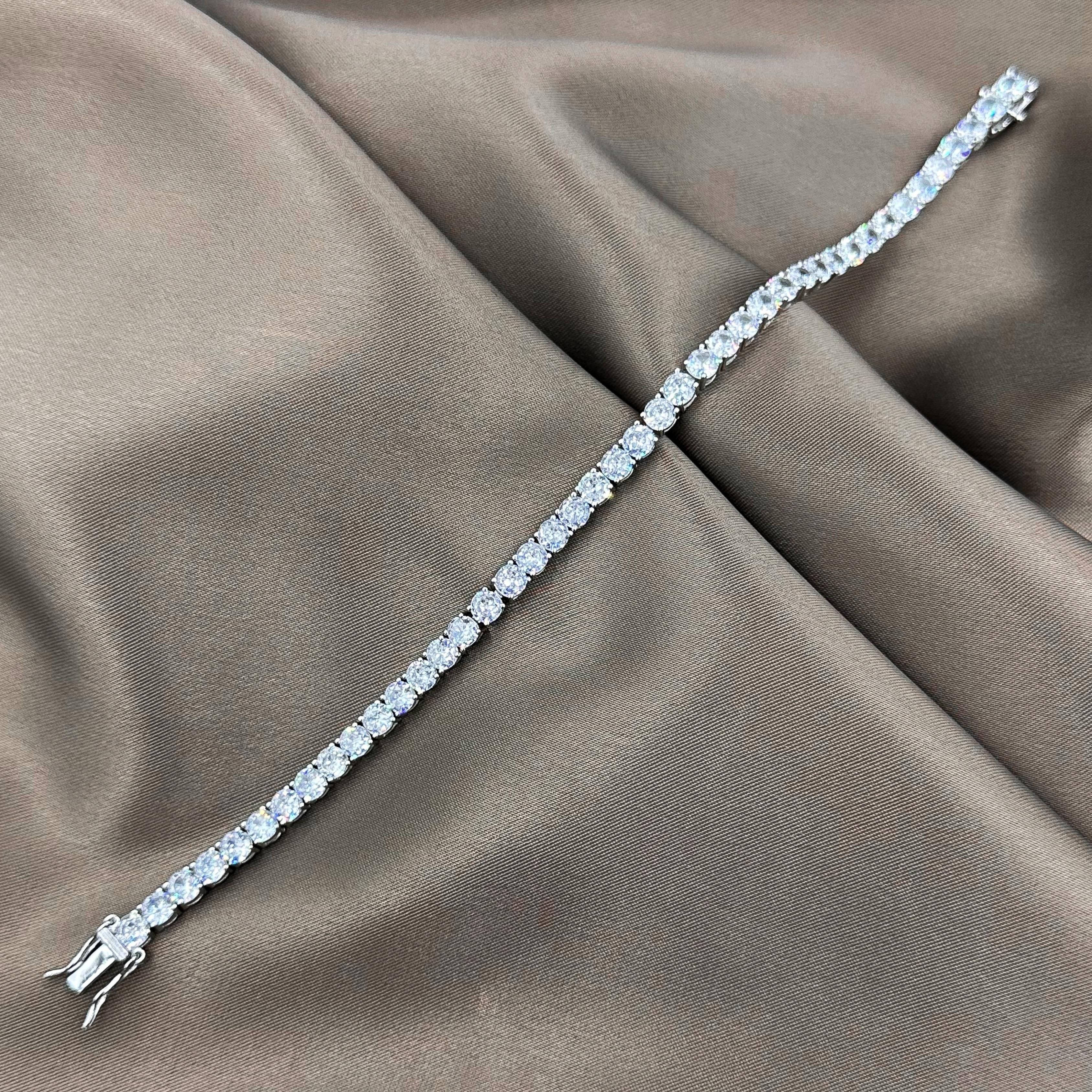 Diamond Cut Waterway Bracelet - 4 mm.