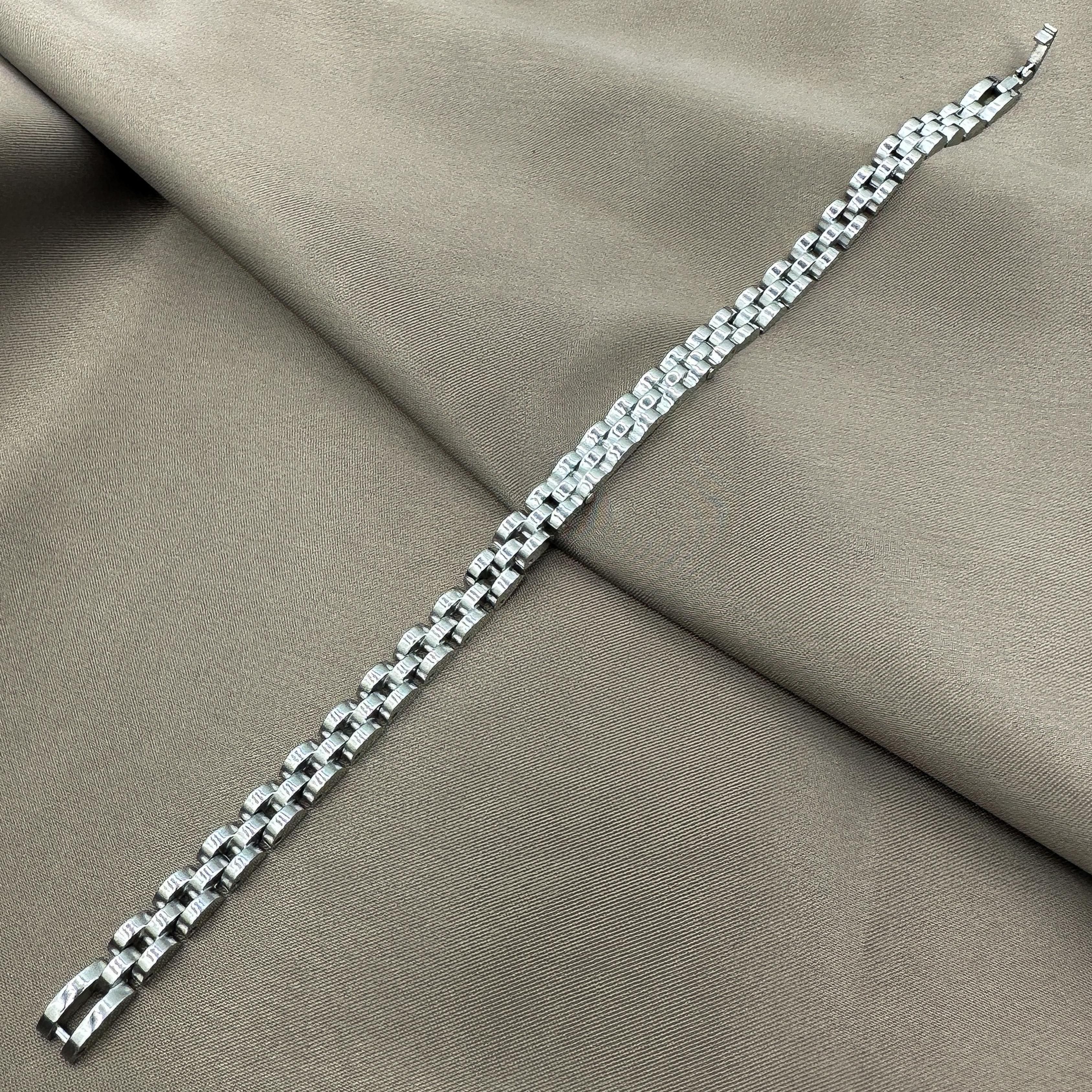 Matrix Steel Bracelet - Silver