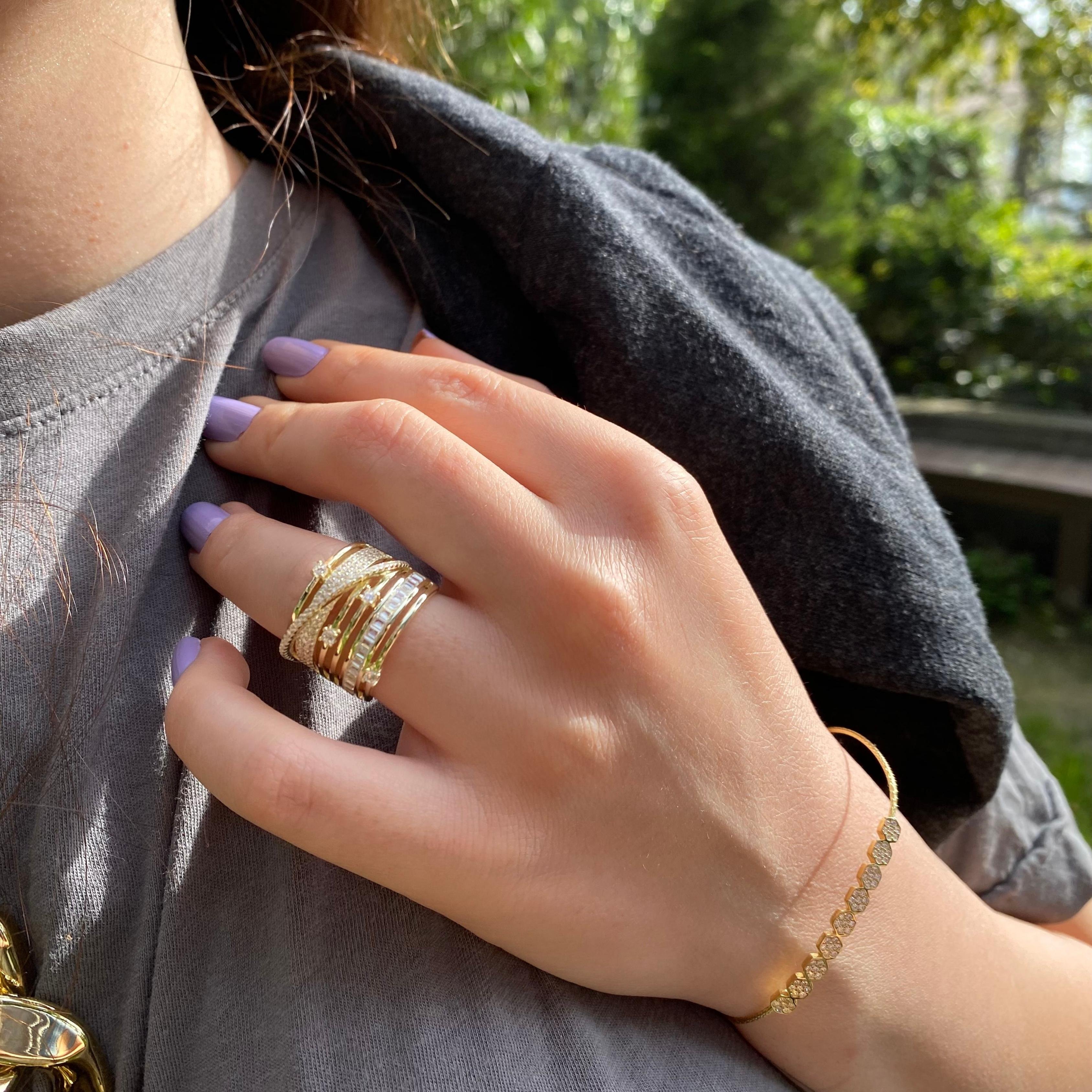 Baguette Exclusive Ring - Gold