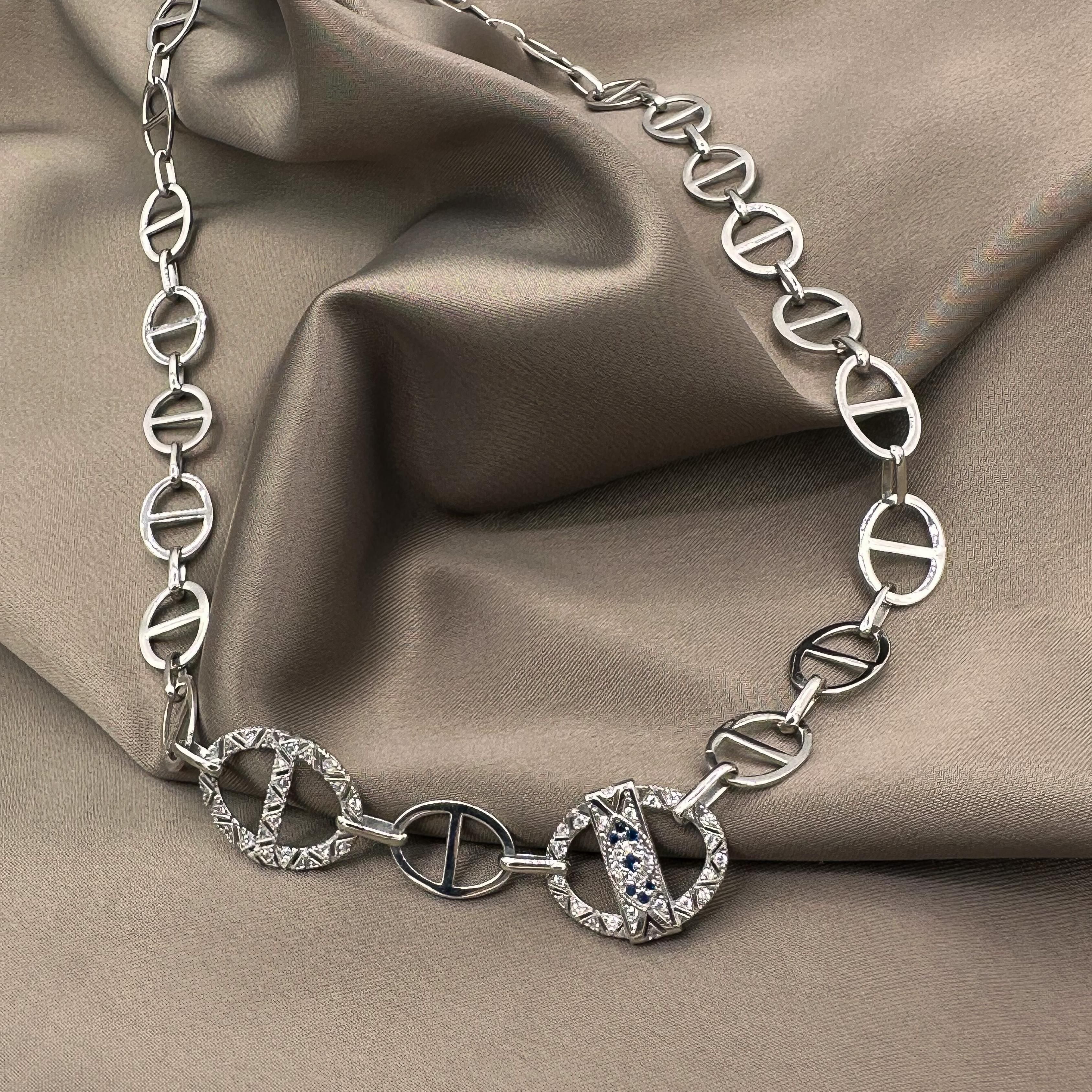 Ethnic Monaco Necklace - Rhodium