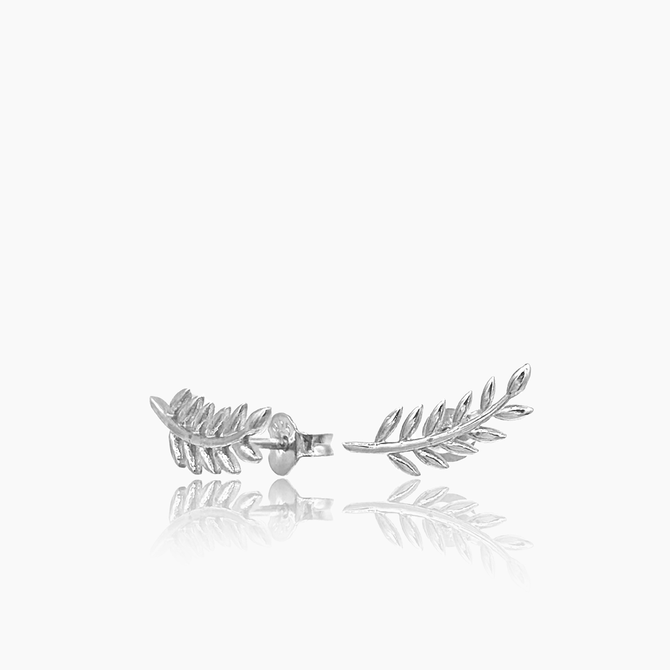 Spike Earrings - Rhodium