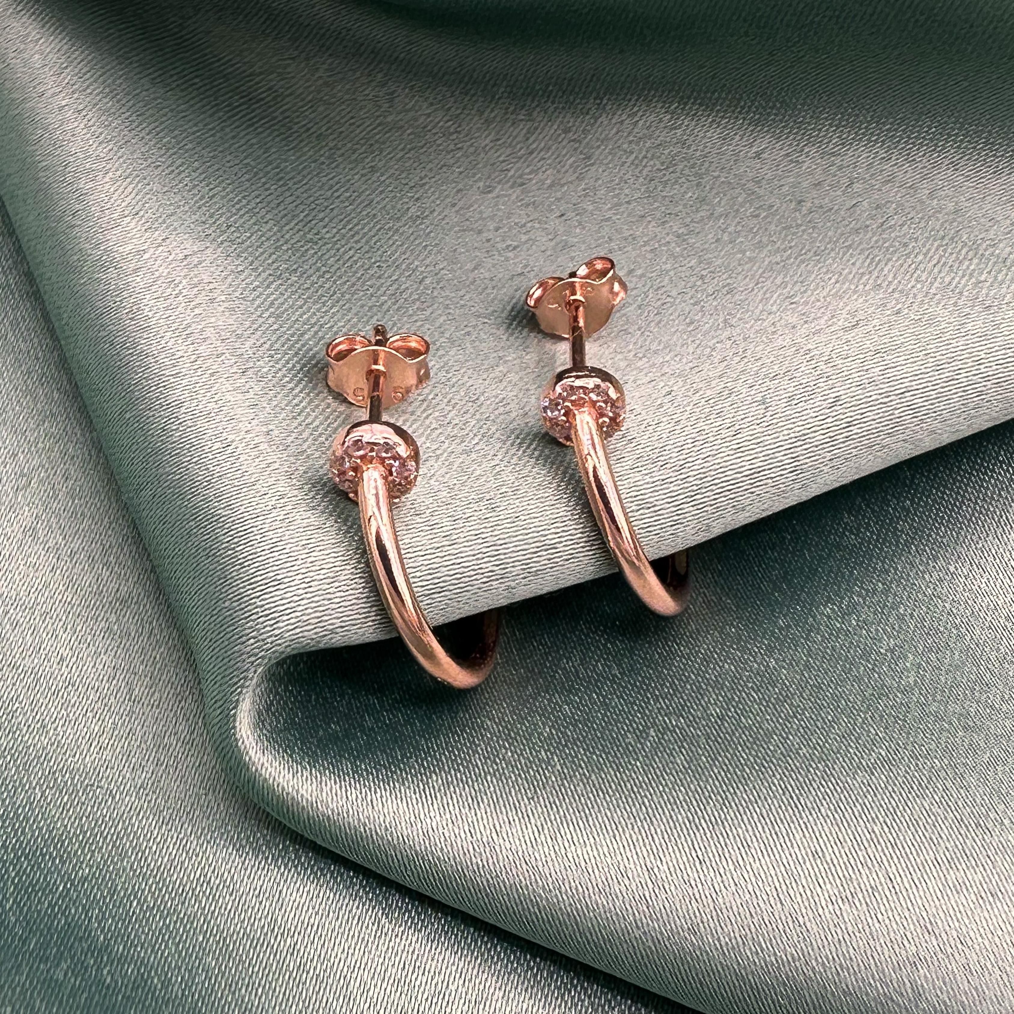 Luna Earrings - Rose Gold