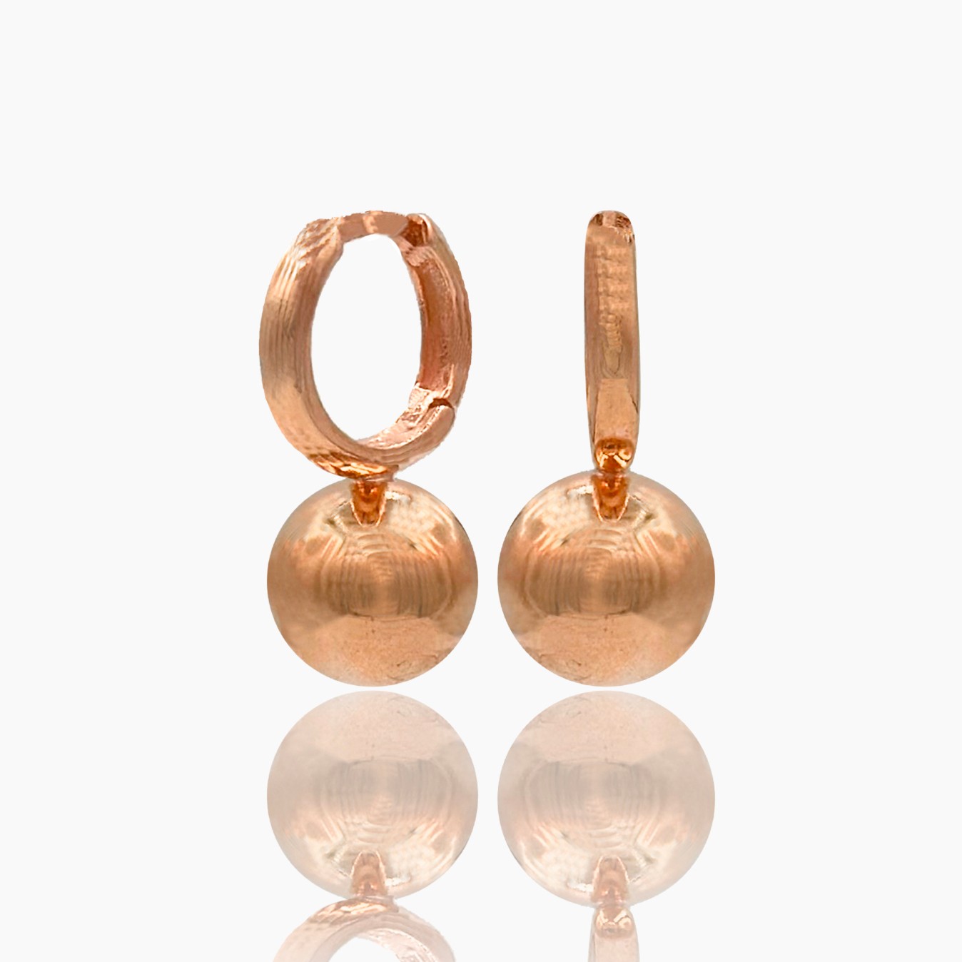 Sfera Earrings - Rose Gold