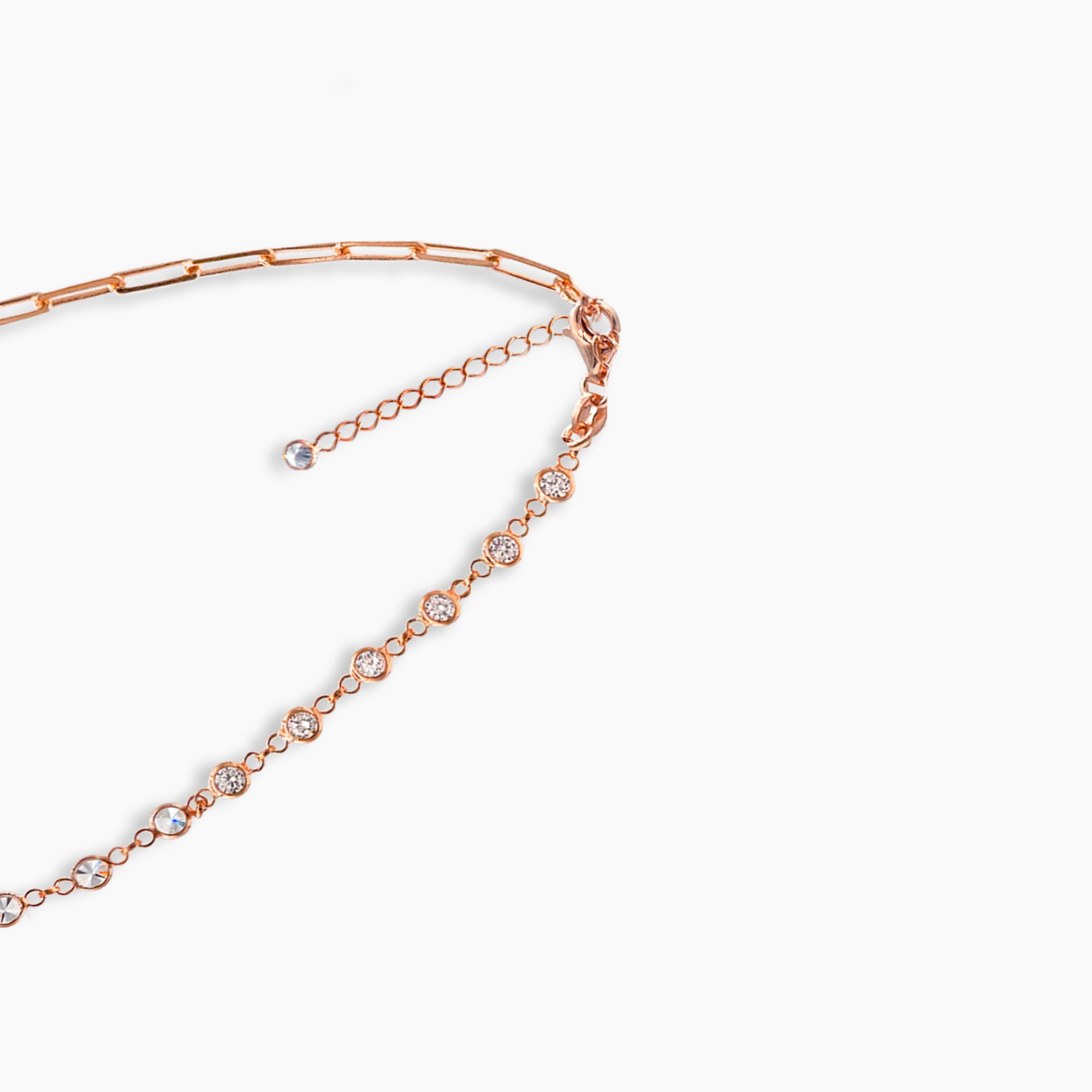 Koi Chain Necklace - Rose Gold