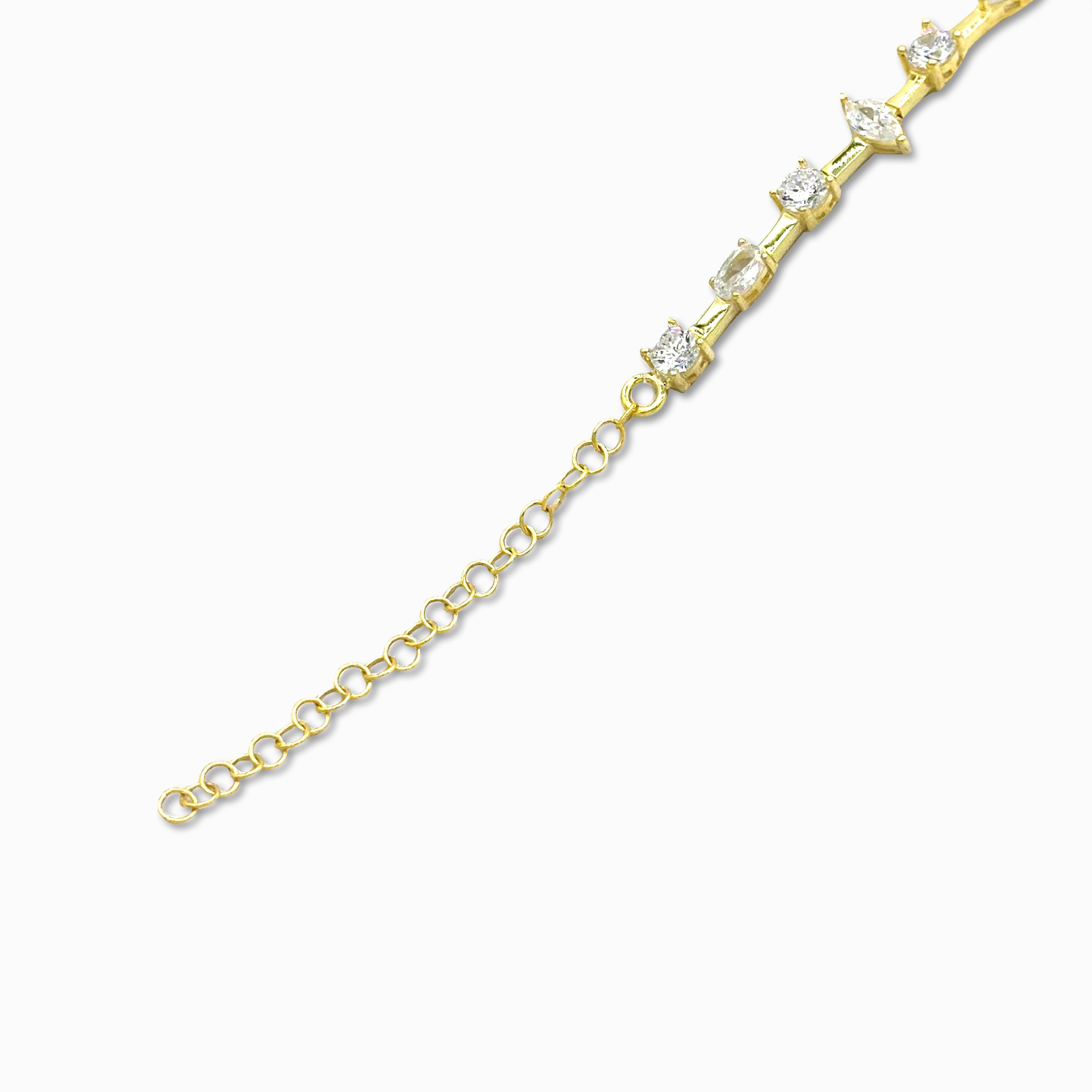 Marquise Waterway Bracelet - Gold