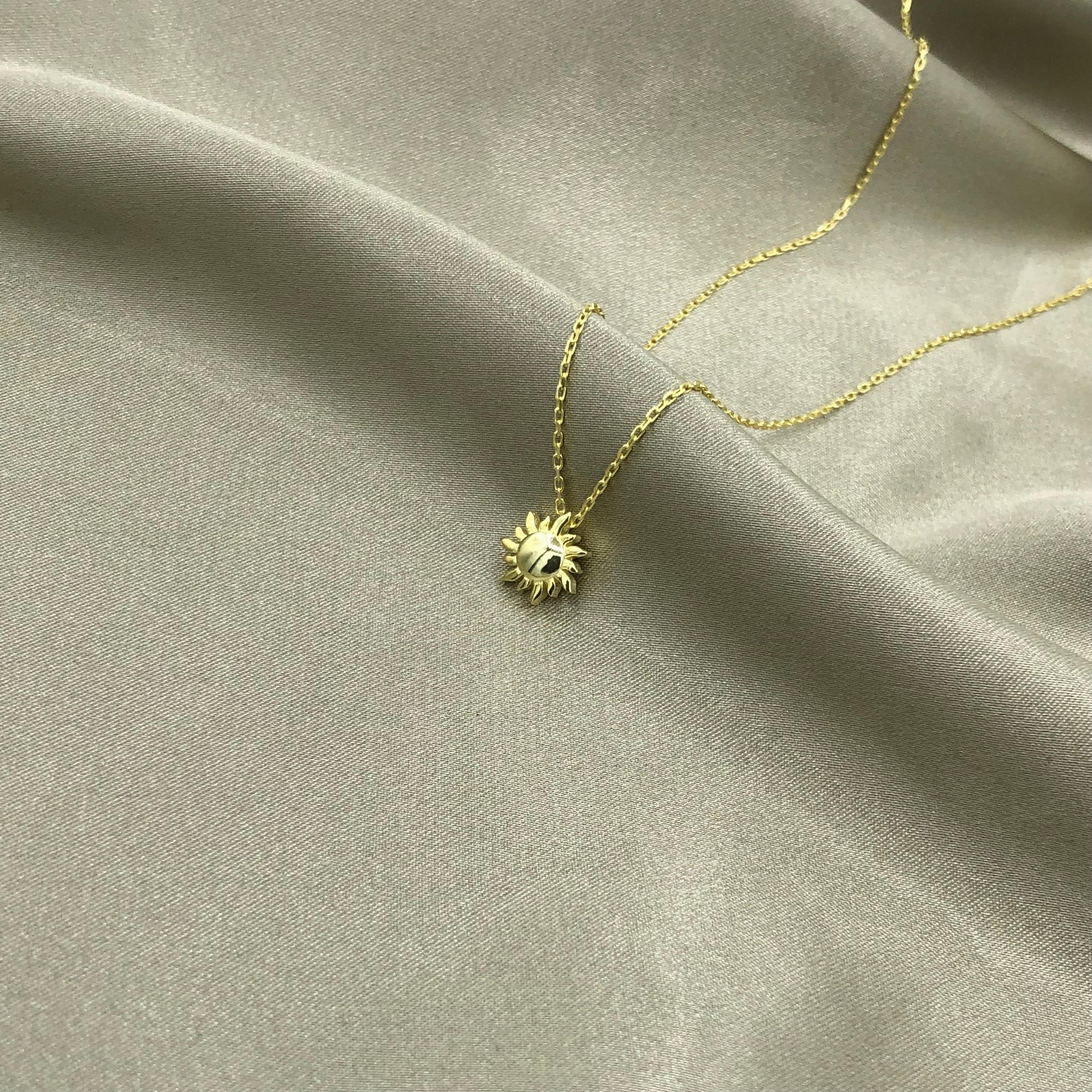 Sun Necklace - Gold