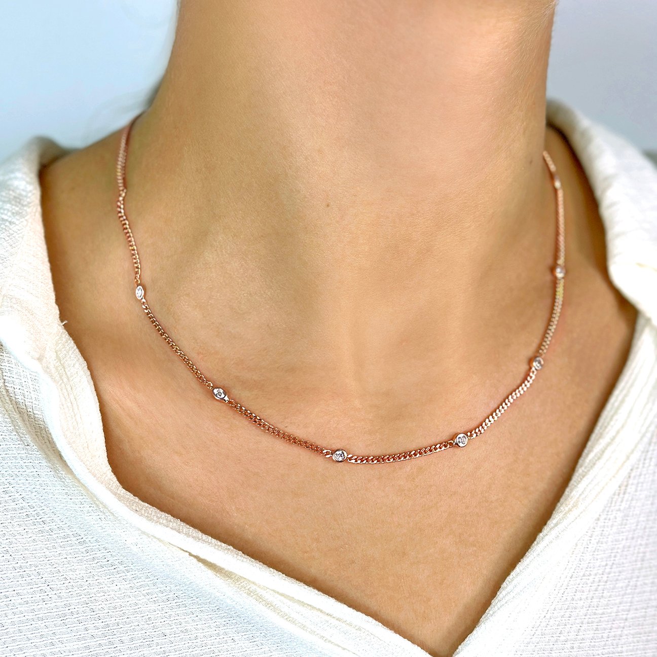 Chiaro Chain - Rose Gold