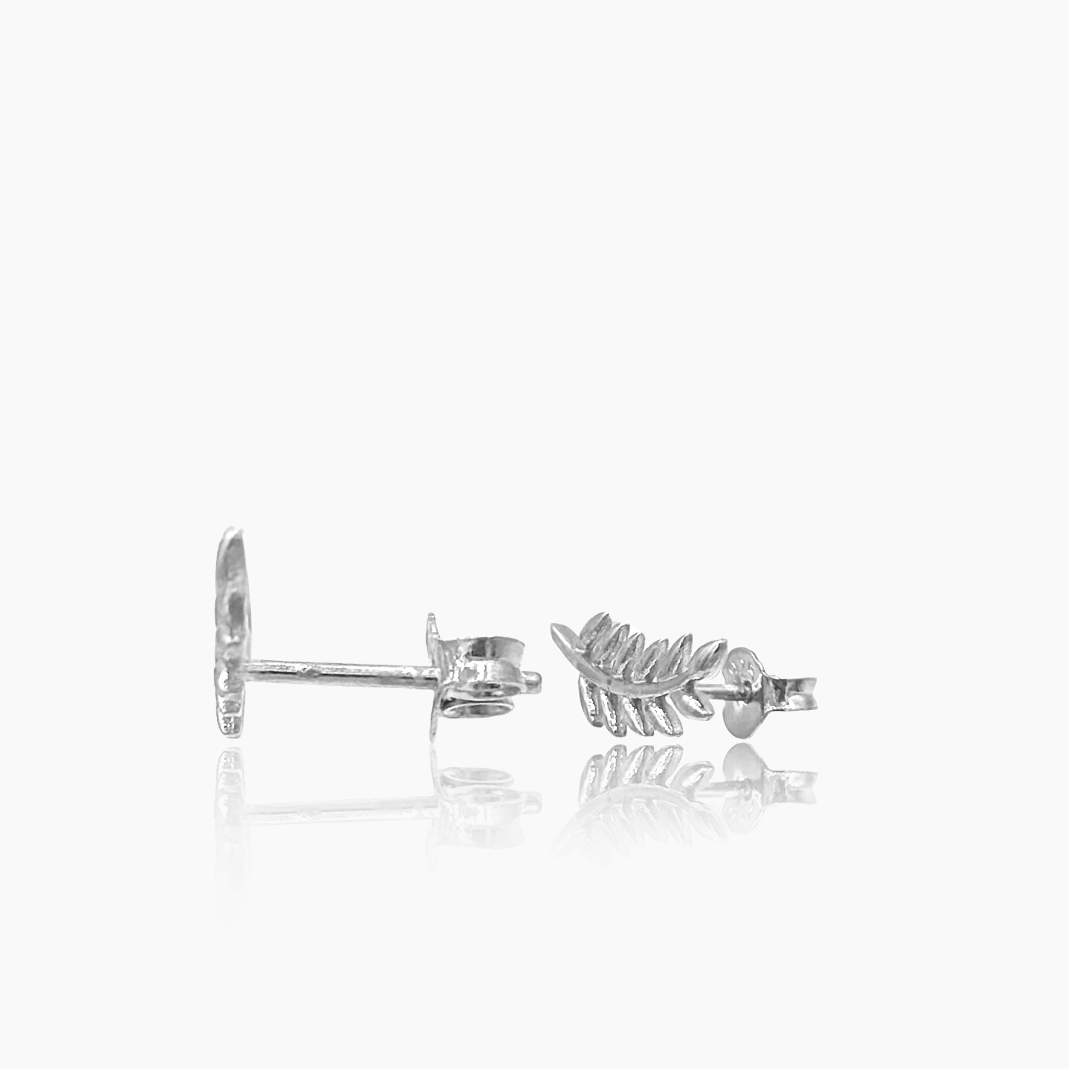 Spike Earrings - Rhodium