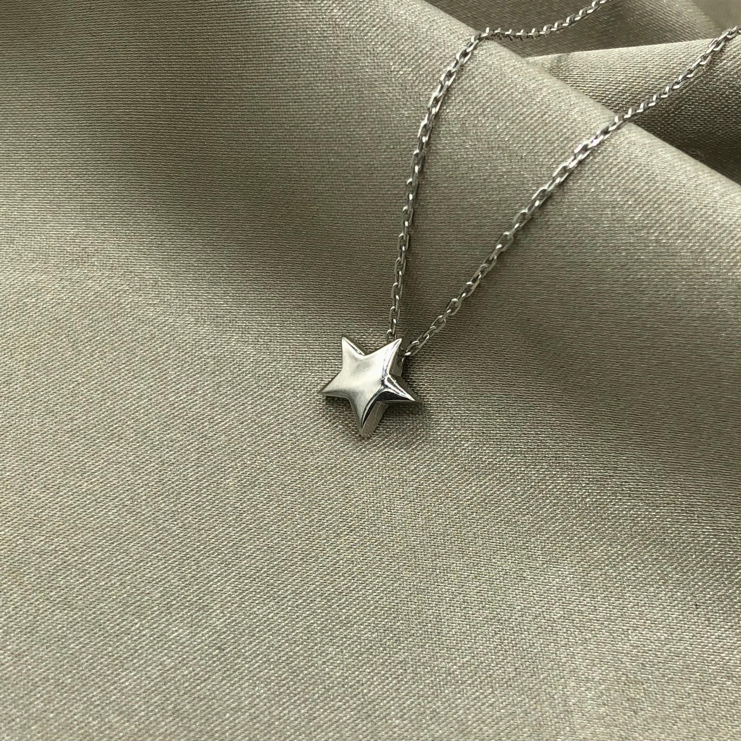 Star Necklace - Rhodium