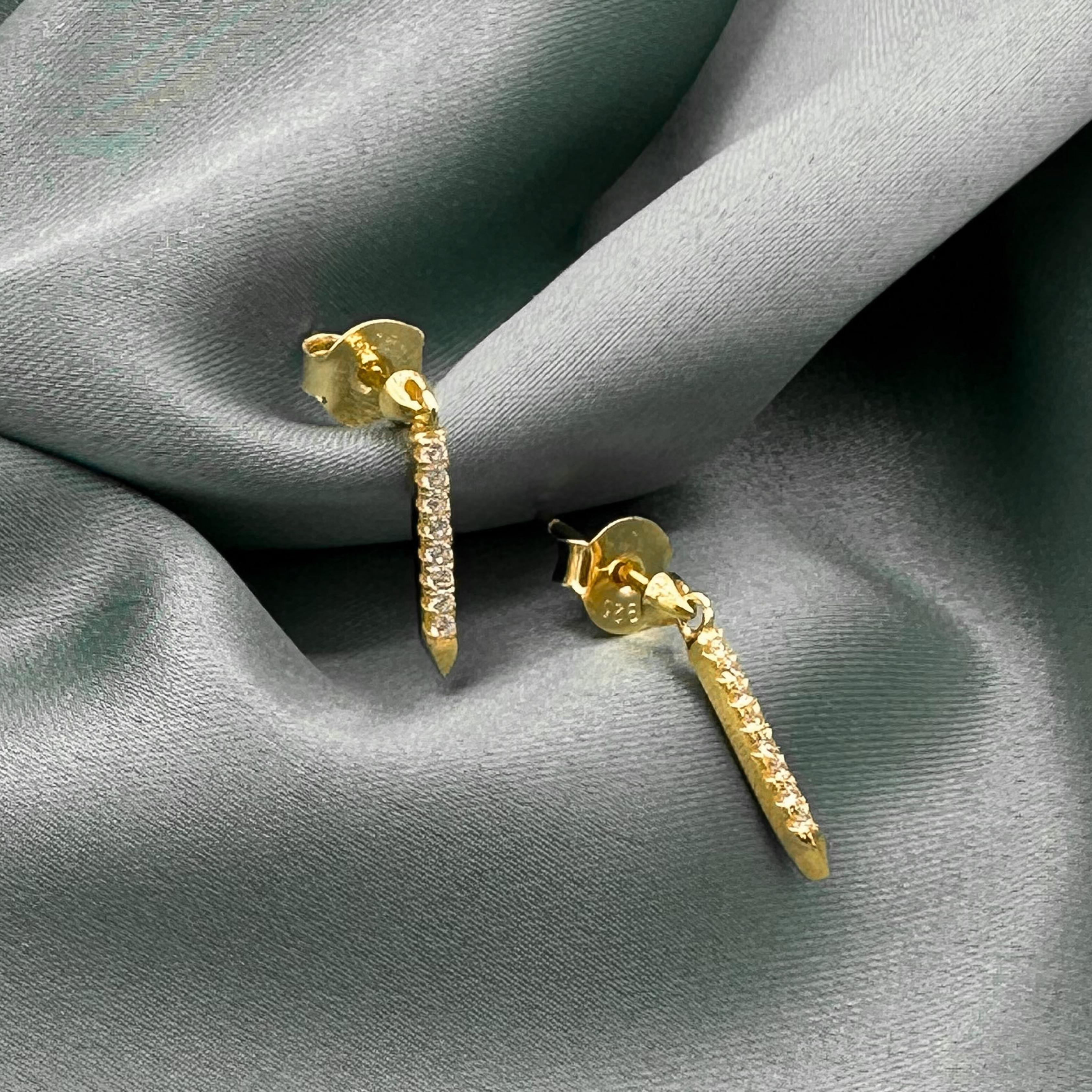 Rhod Earrings - Gold