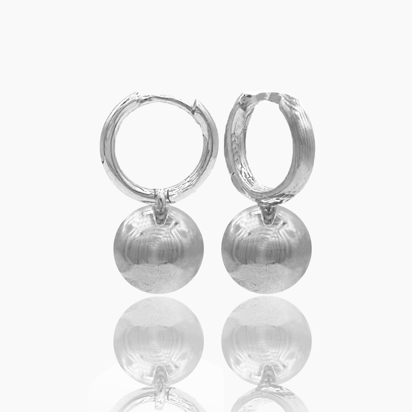 Sfera Earrings - Rhodium