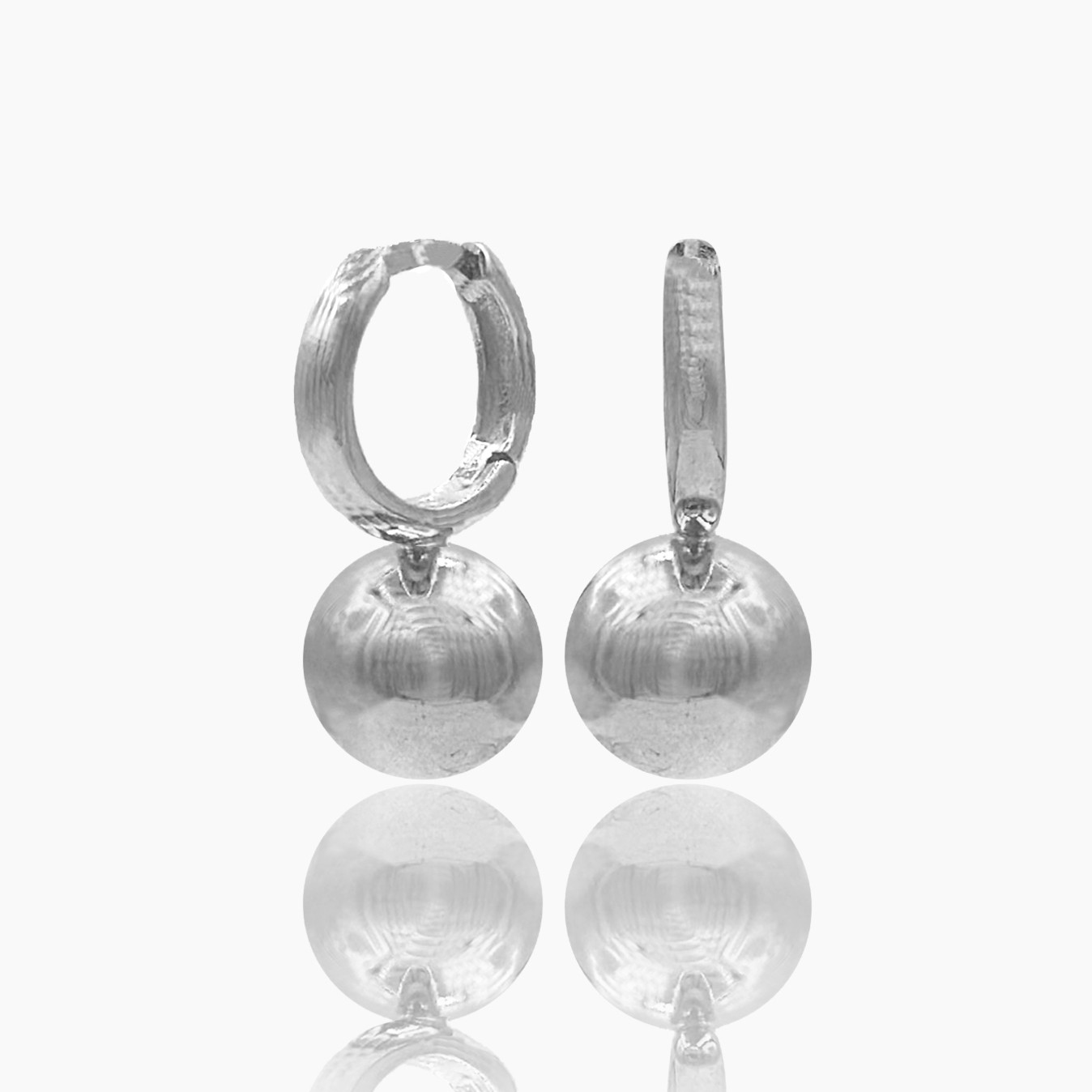 Sfera Earrings - Rhodium