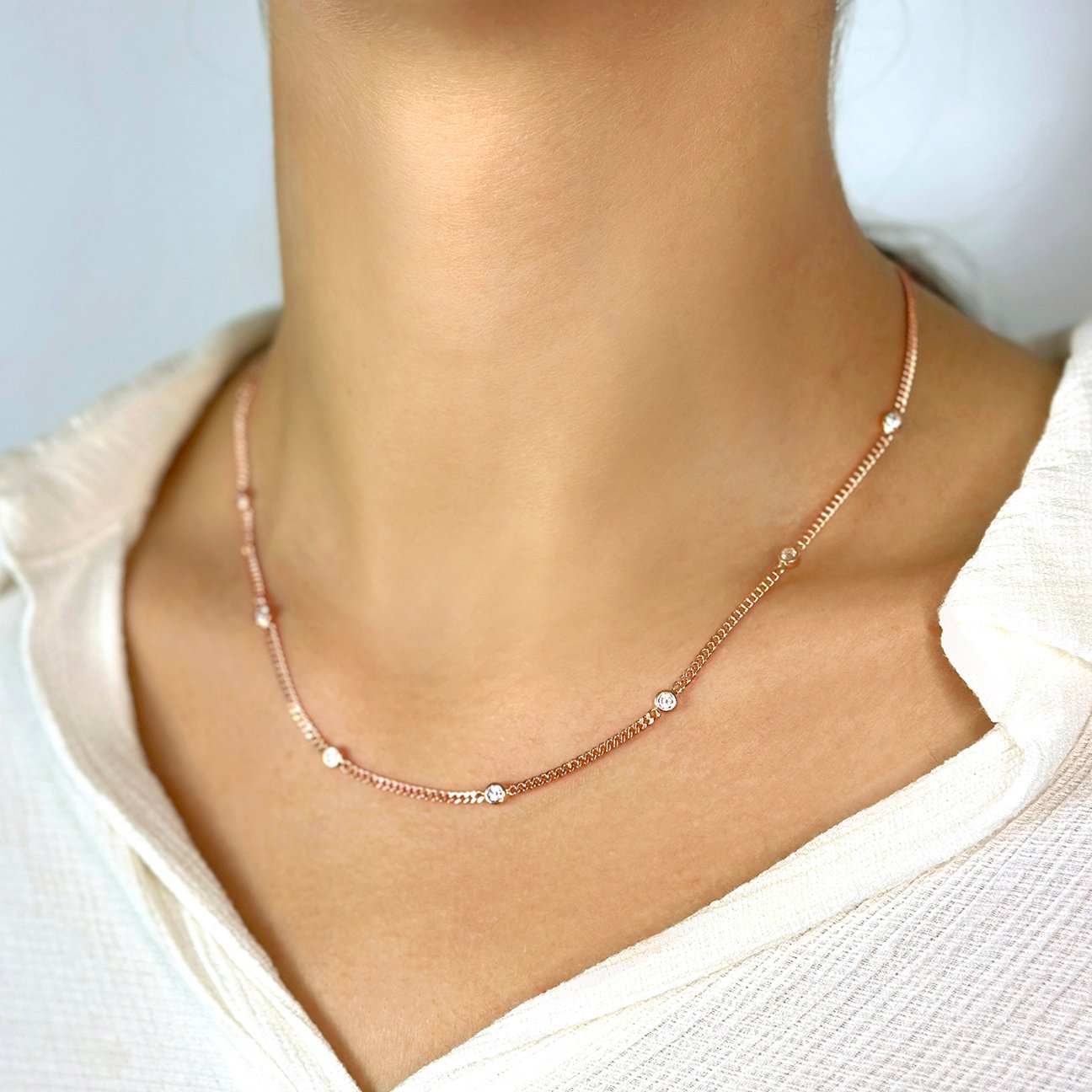 Chiaro Chain - Rose Gold