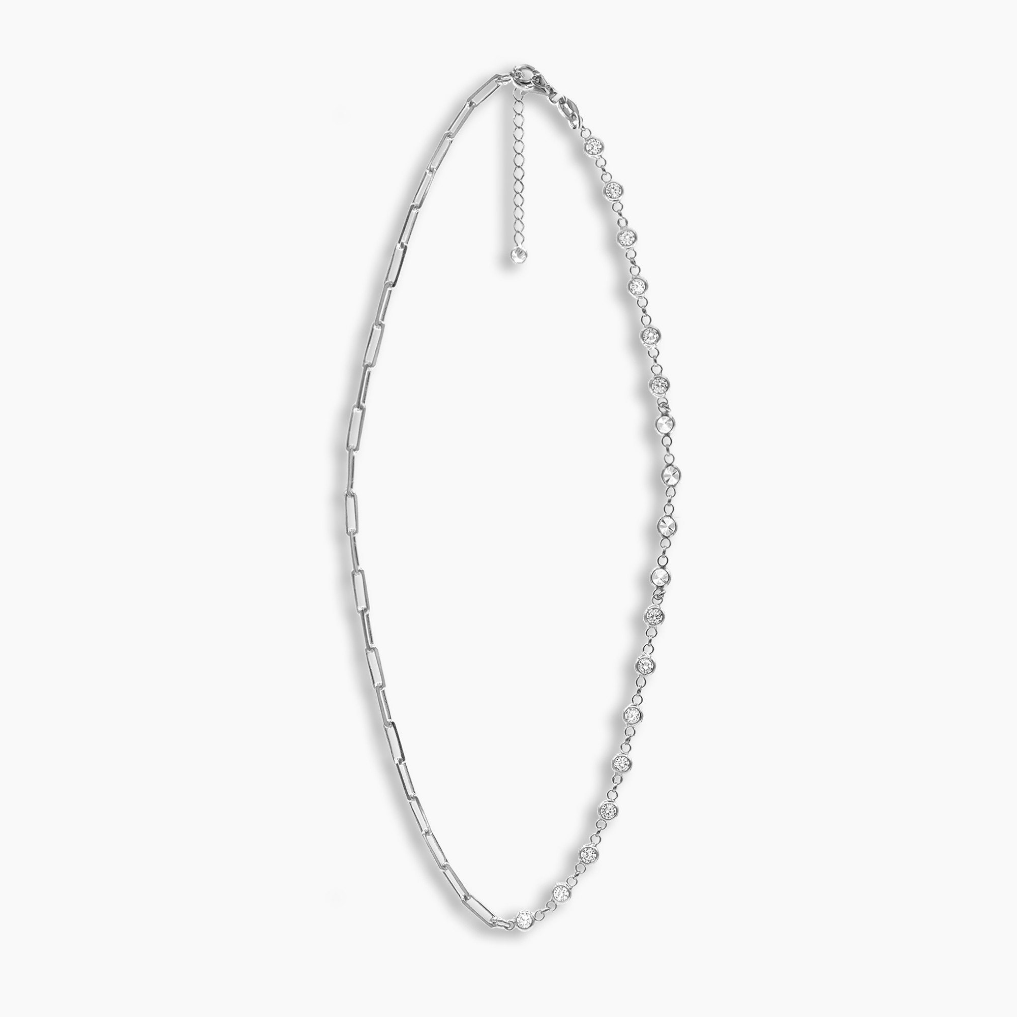 Koi Chain Necklace - Rhodium