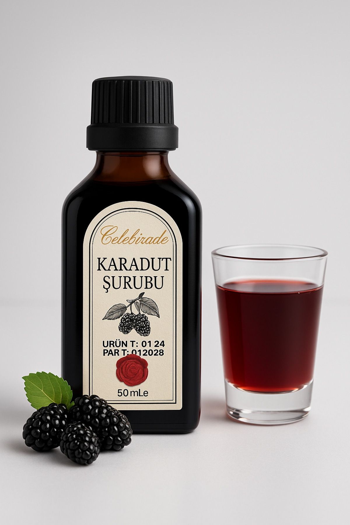 Karadut Şurubu / Karadut Özü – 50 ml – Doğal Konsantre Meyve