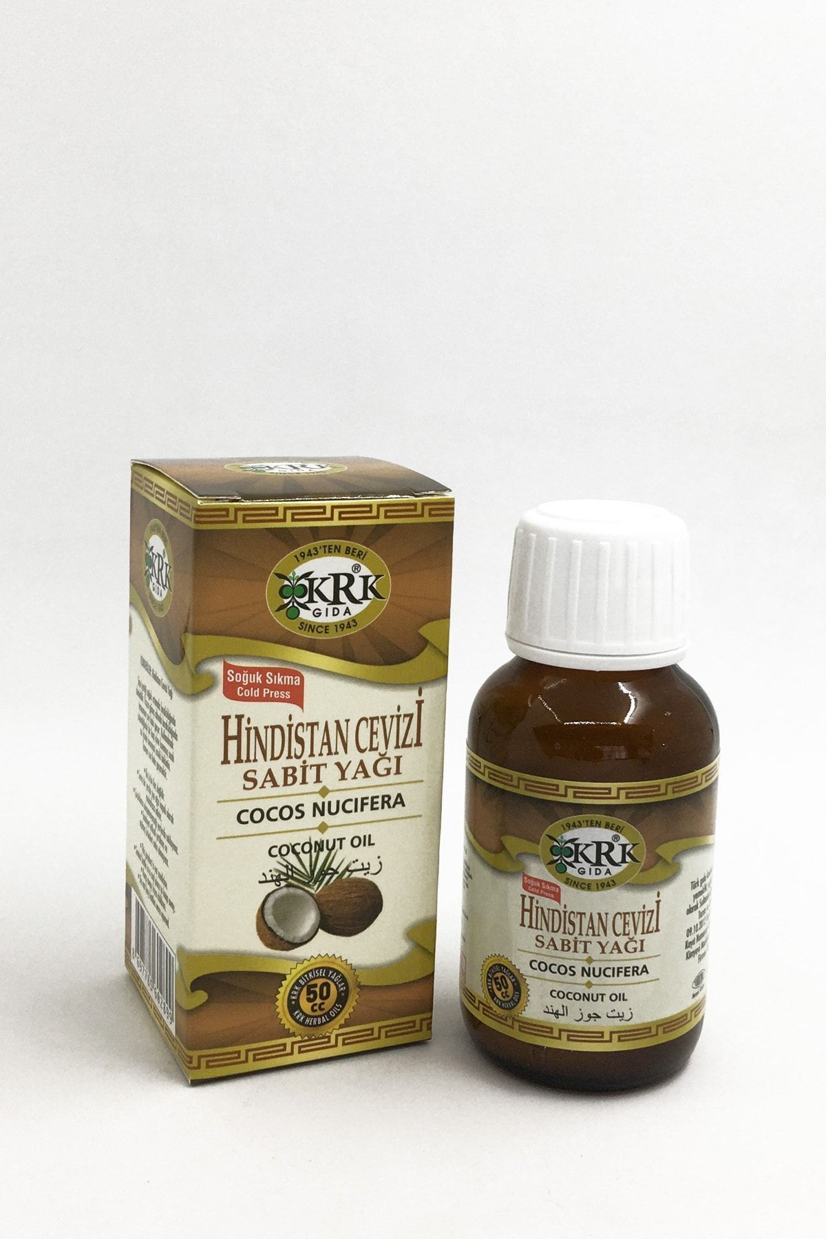 Hindistan Cevizi Yağı 50 Ml Soğuk Sıkım