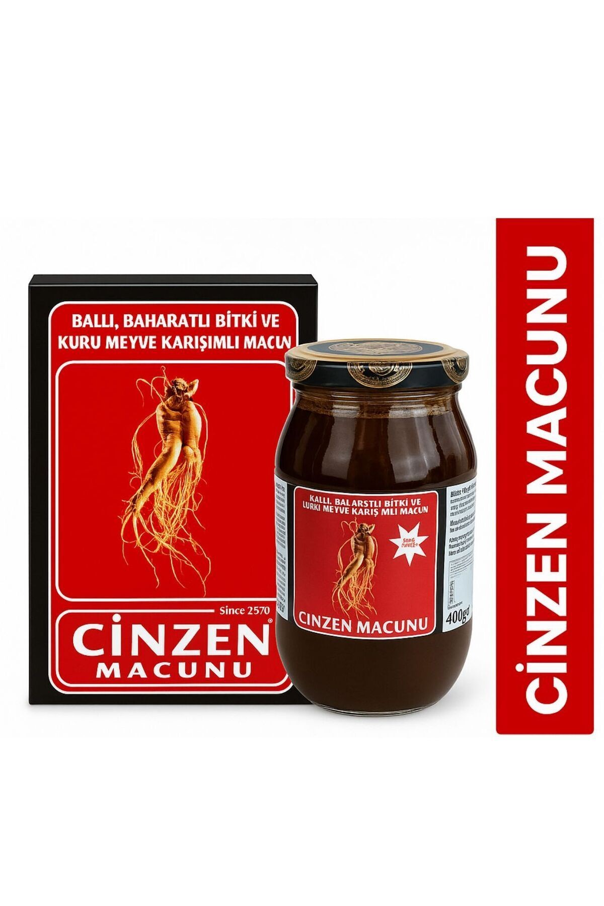 Ginsengli Bitkisel Karışımlı Macun 400g