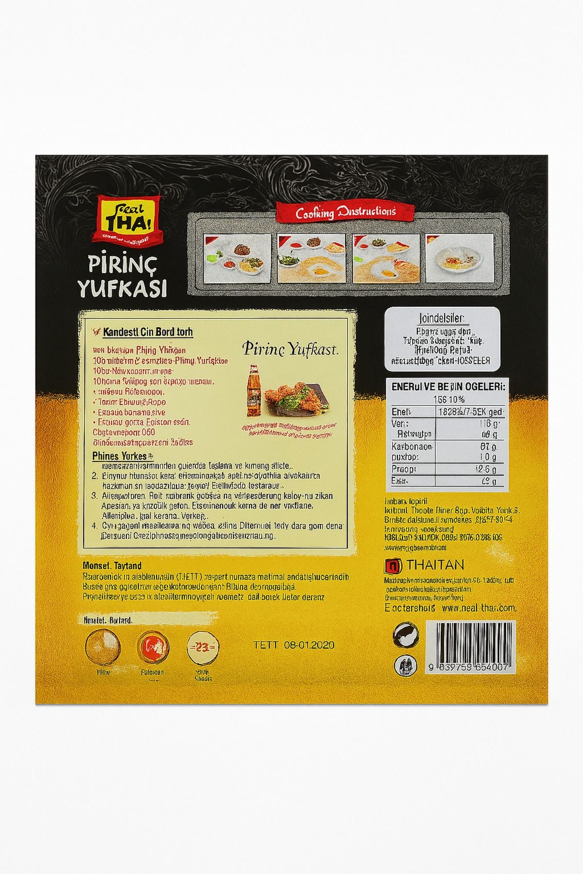 Pirinç Yufkası 100G 22 CM