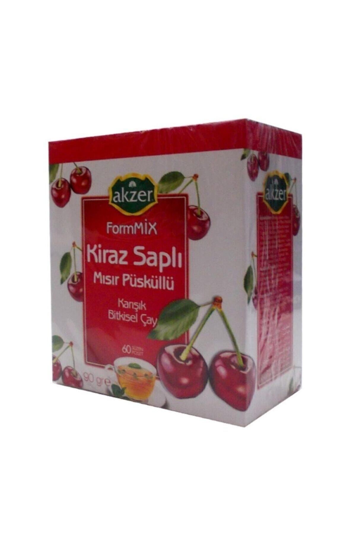 Kiraz Saplı Mısır Püsküllü Bitkisel Çay 60 Süzen  Poşet Çay