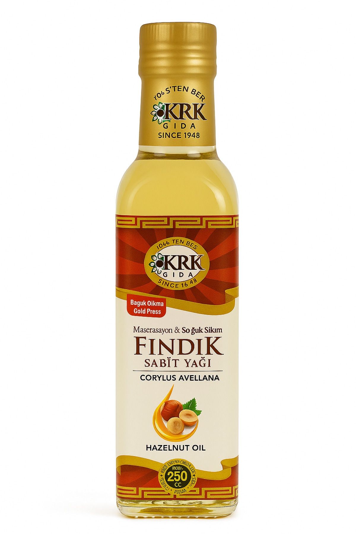 Fındık Yağı 250 ML Soğuk Sıkma