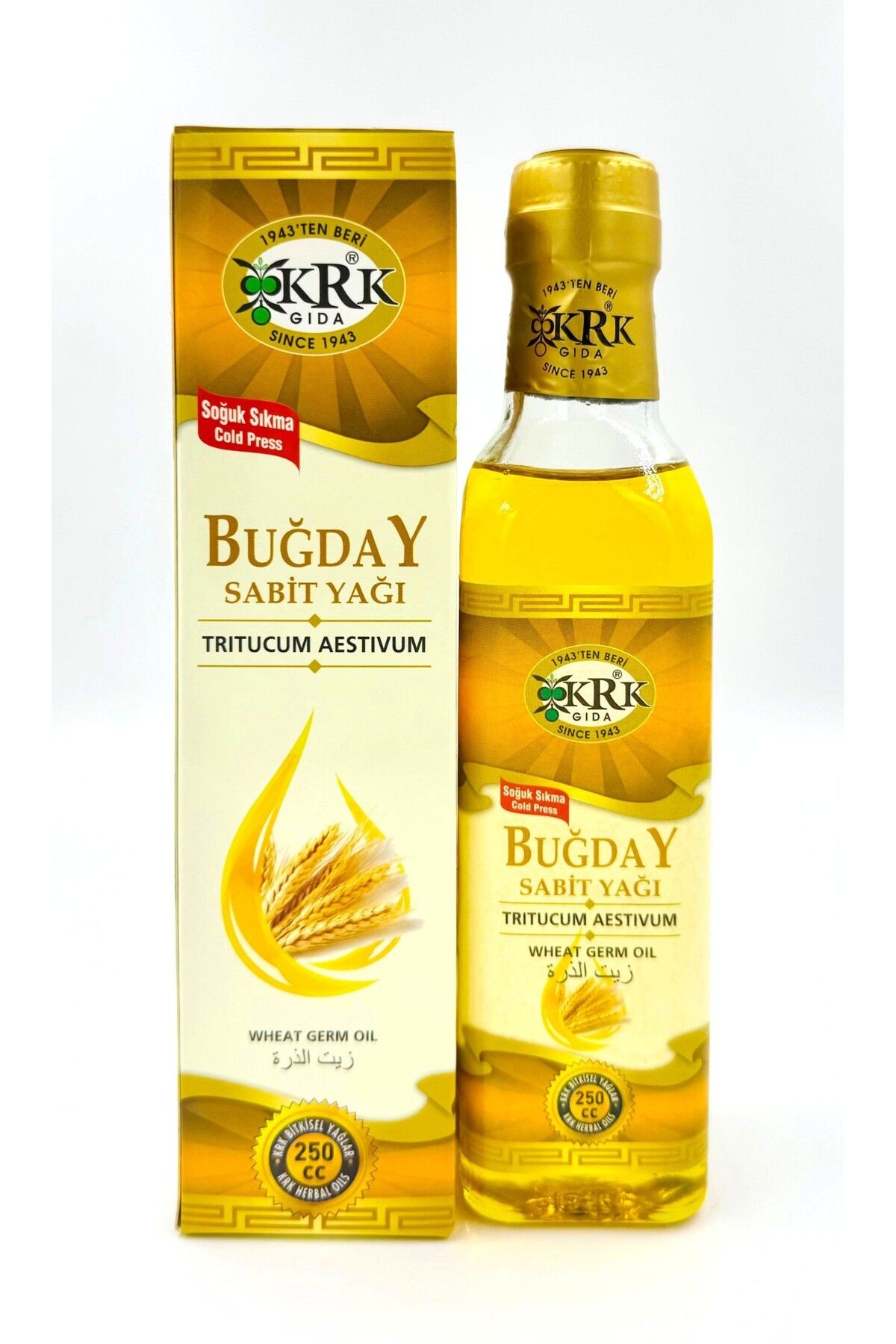 Buğday Soğuk Sıkım Yağı Triticum aestivum 250 ml