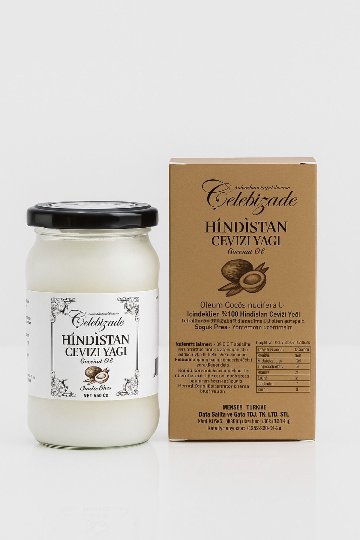 Hindistan Cevizi Yağı 330 ml – Soğuk Sıkım & Saf