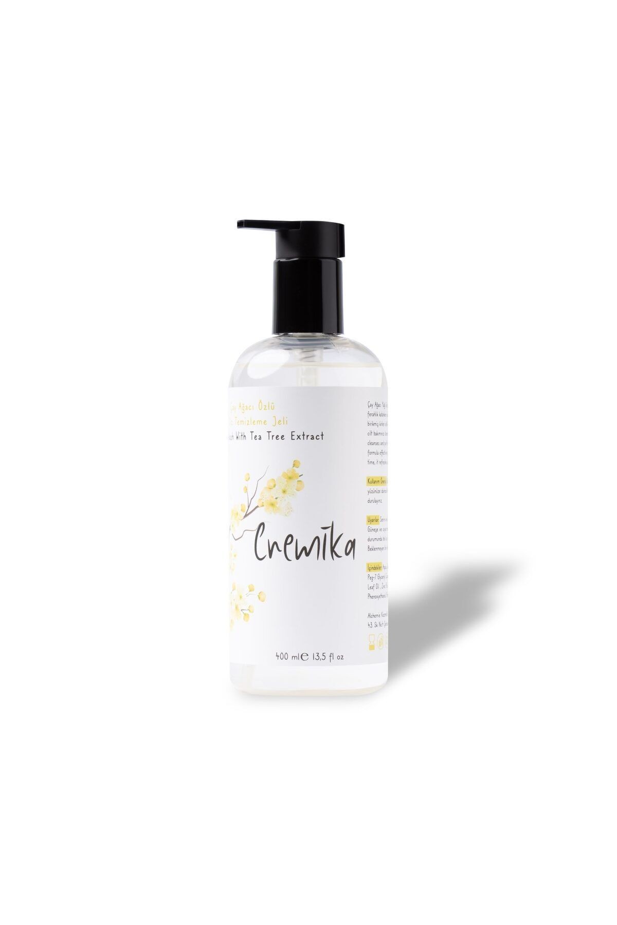 Cremika 3’lü Yüz Bakım Seti-Çay Ağacı Temizleme Jeli,Ölmez Çiçek Serum,Niacinamide Nemlendirici Krem