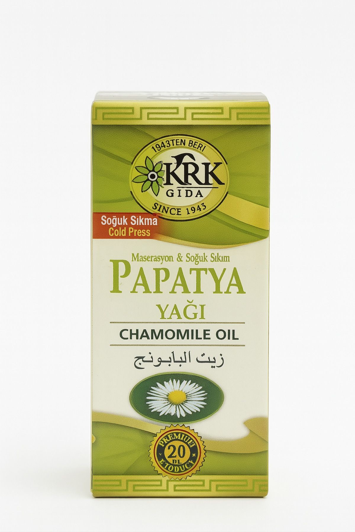 %100 Saf Papatya Yağı 20 ml – Soğuk Pres