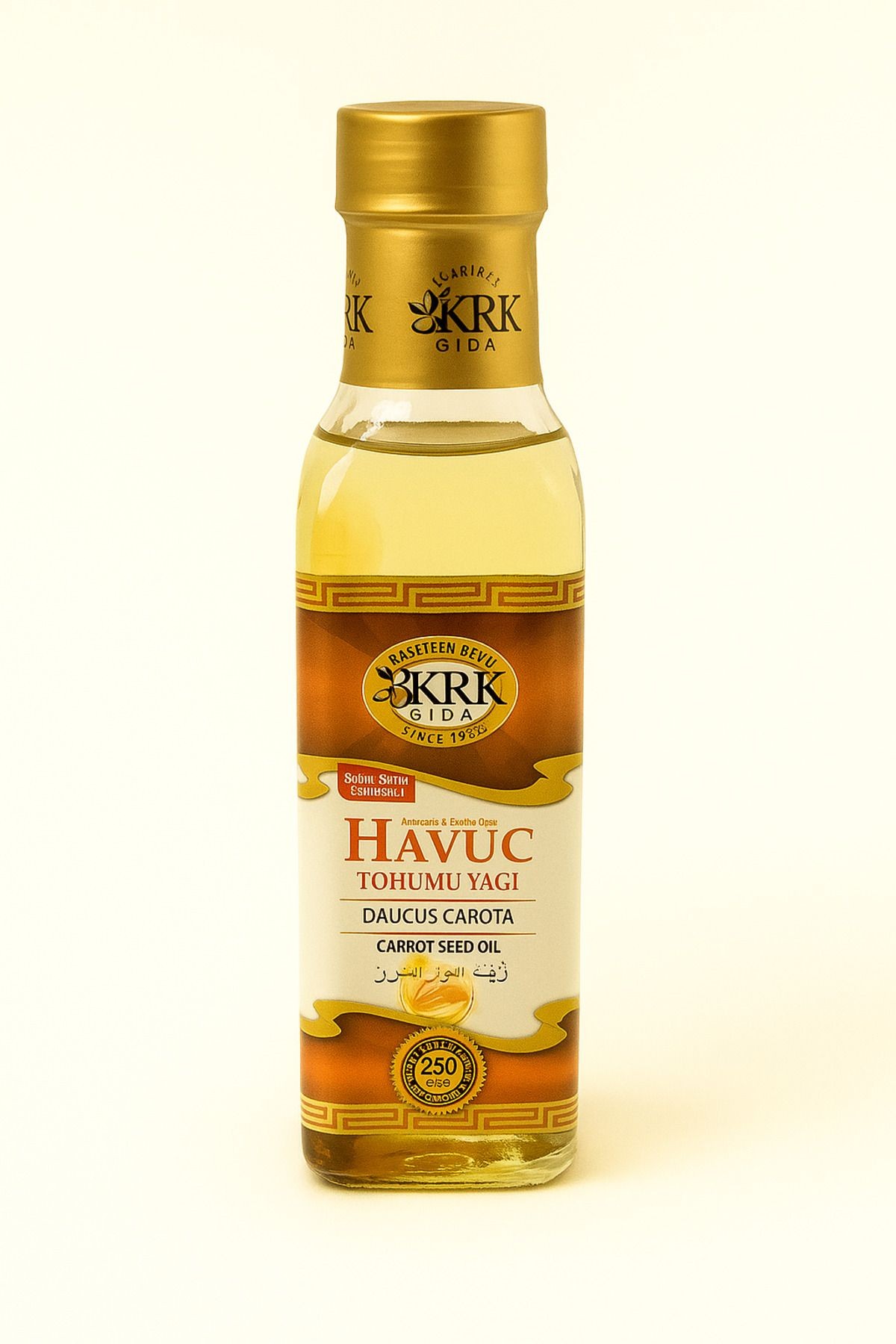 Soğuk Sıkım Havuç Yağı 250ml – Cilt & Saç Bakımı İçin