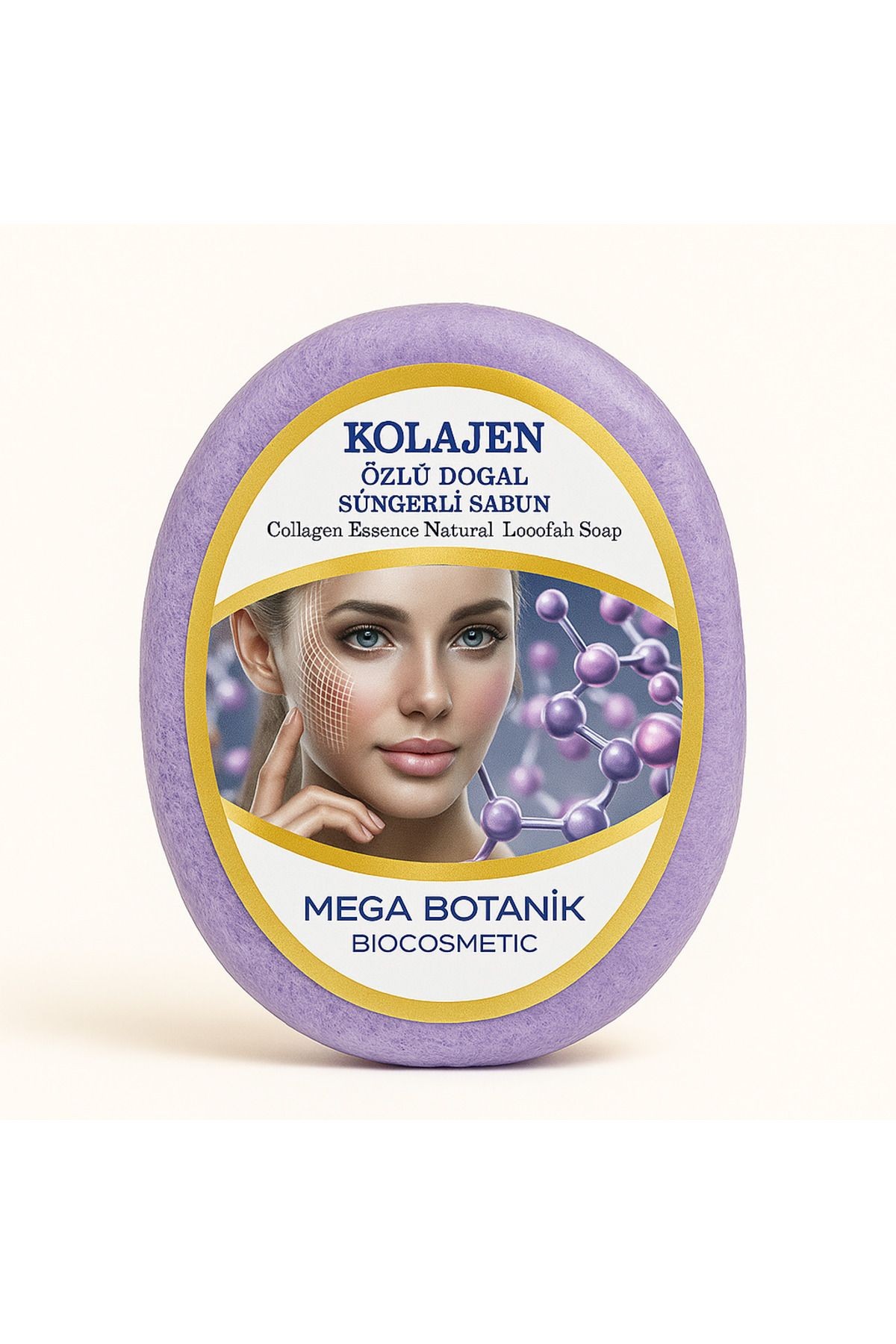 Kolajen Özlü Doğal Süngerli Sabun 135g