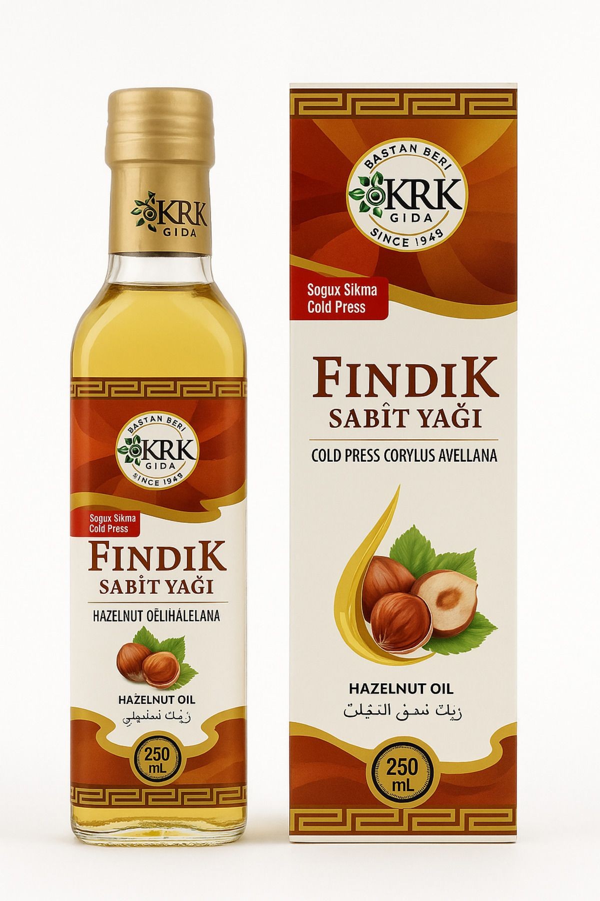 Fındık Yağı 250 ML Soğuk Sıkma
