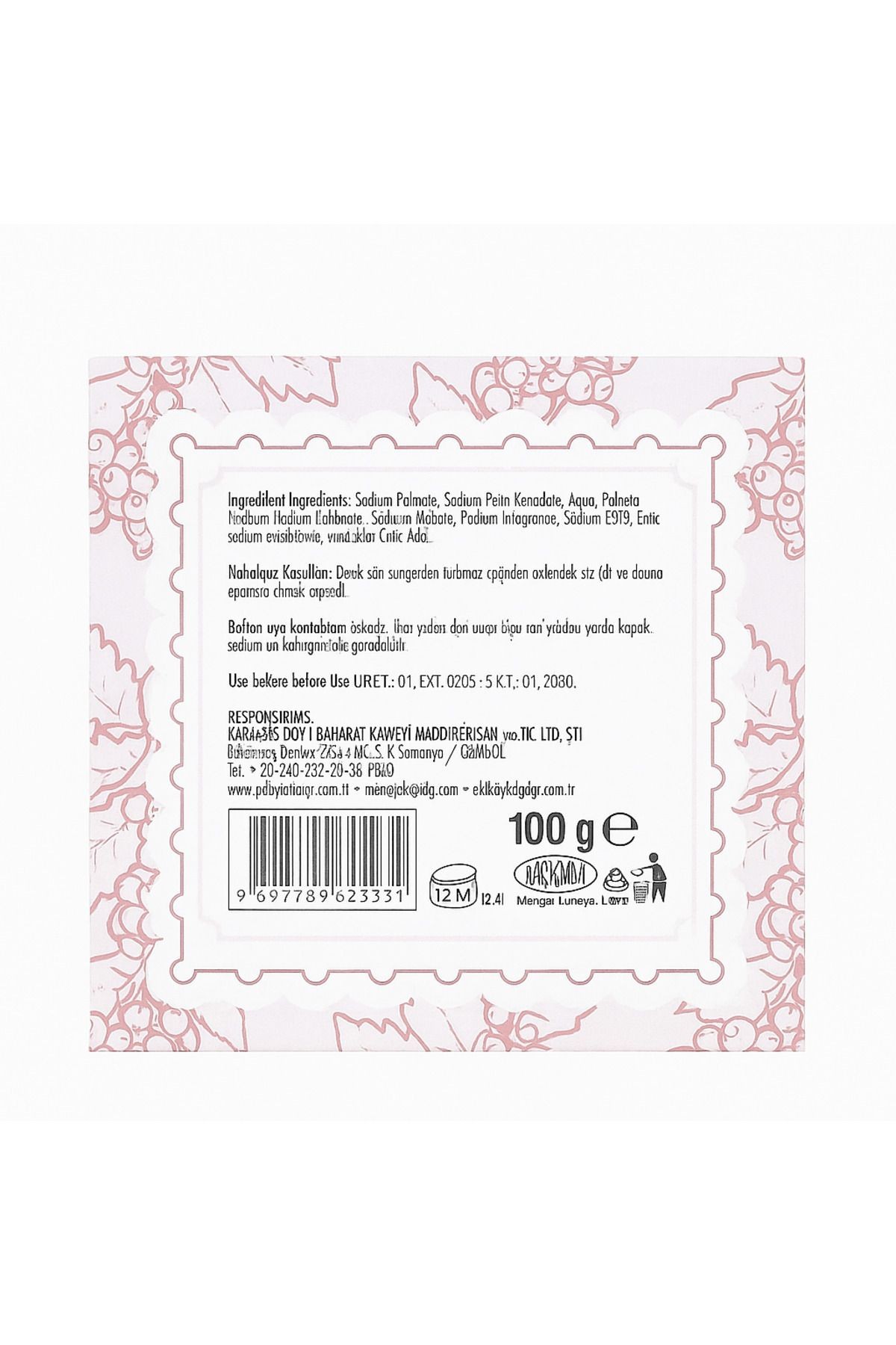 Afrodit Premium Bıttım Sabunu – Saf ve Katkısız 100g